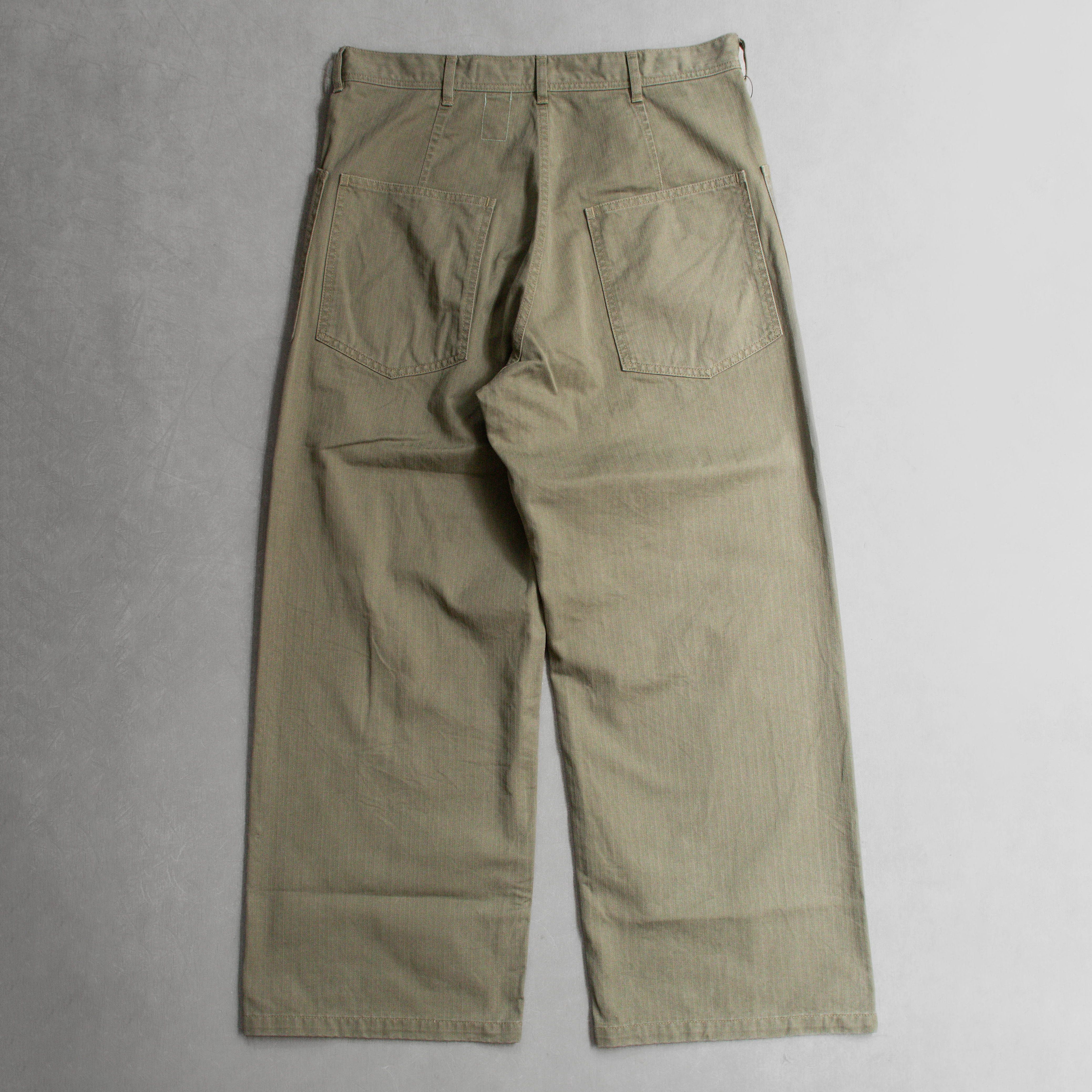 CORONA UTILITY UTILITY NAVY SLACKS 軍綠 人字紋 海軍 工作 長褲