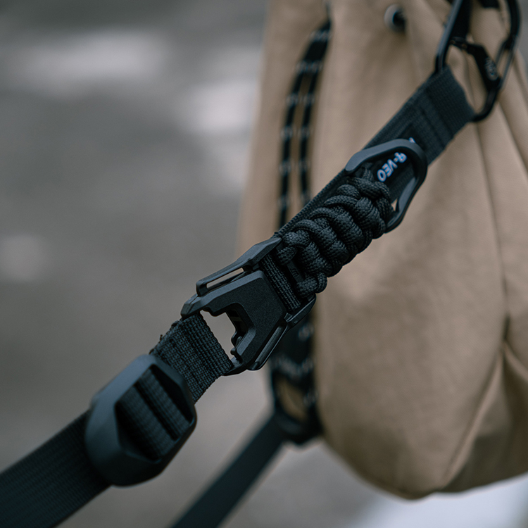 多功能吊環背帶｜黑｜PW Strap 聯名限定款
