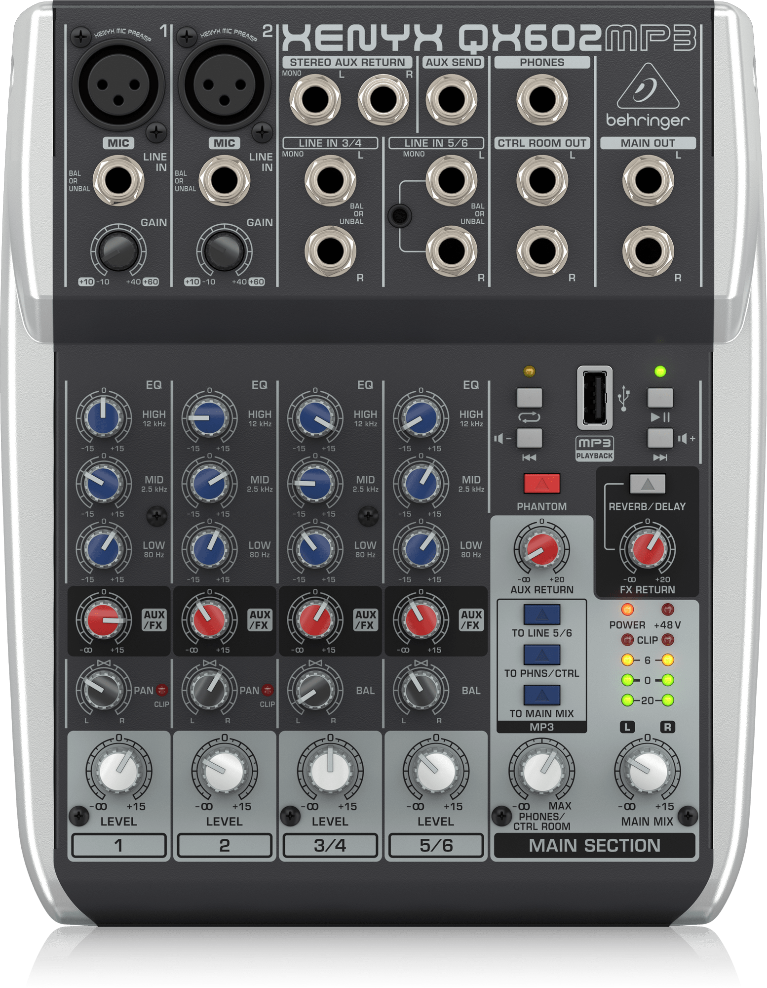 Behringer XENYX QX602MP3