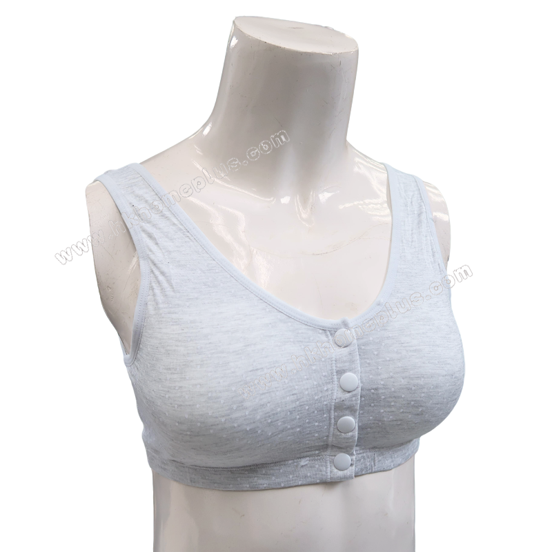 3件裝 奧美芬: 女裝點子哺乳用開前扣帶胸墊胸衣 (XL-4XL碼)