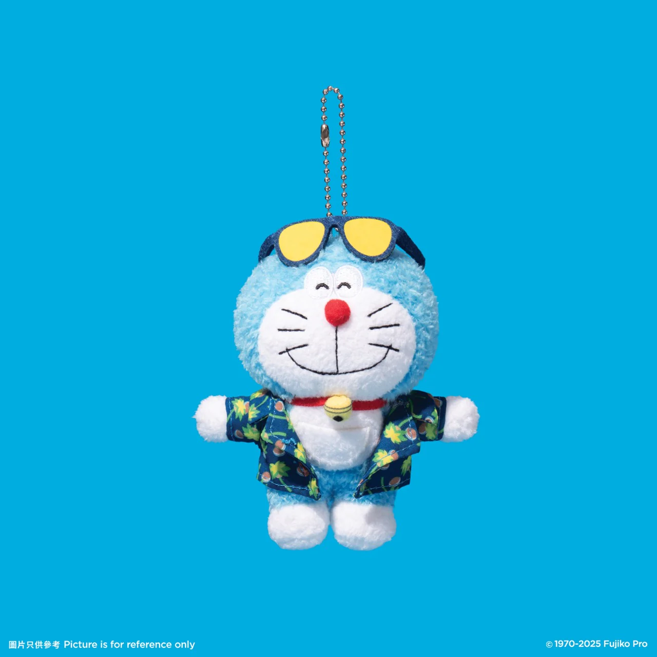 A04. Doraemon Plush Keychain - Hawaiian 毛絨鎖匙扣 - 夏威夷恤款 (Water Parade 2025)