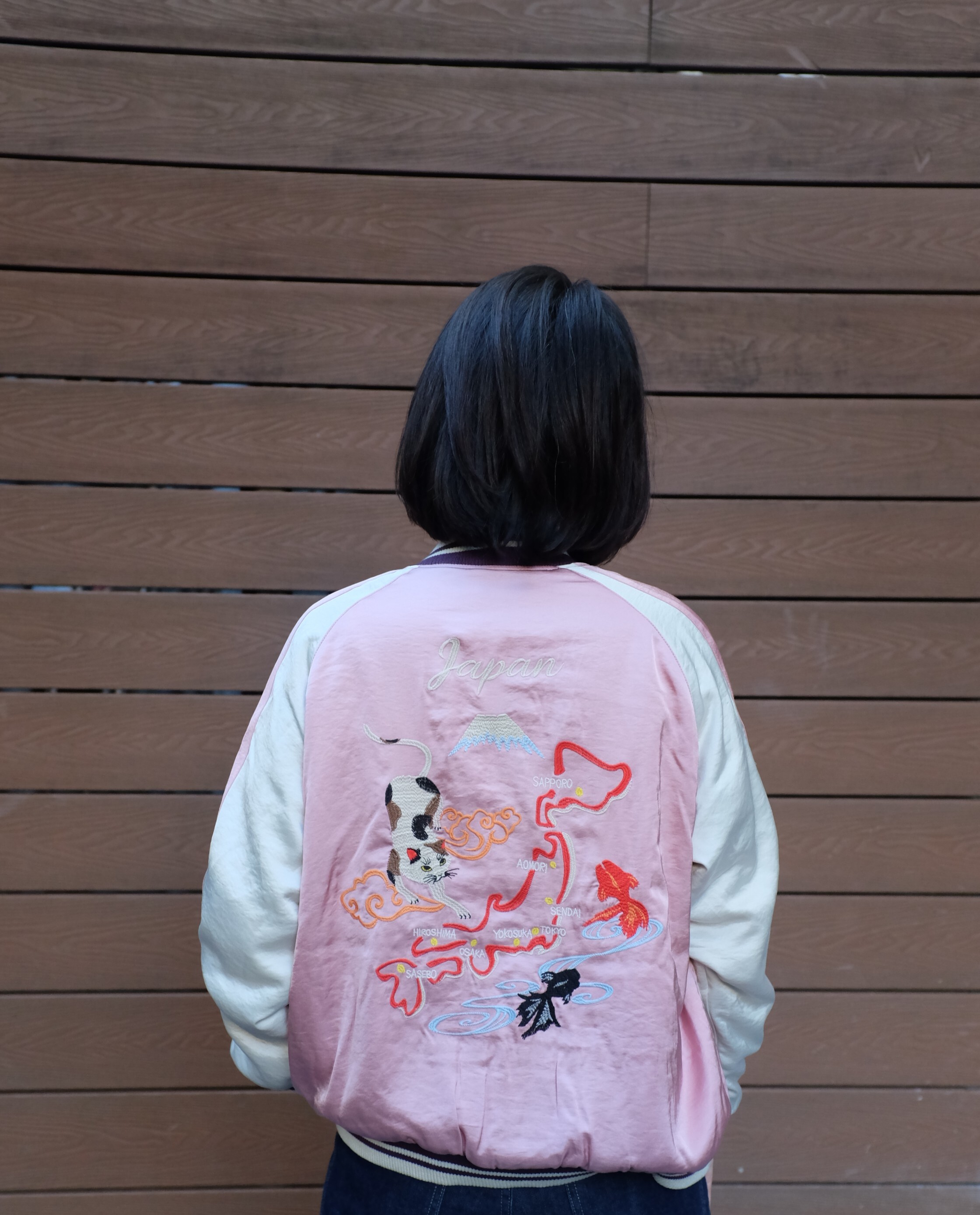 HOUSTON Houston Sukajan (Souvenir Jacket) Pink JAPAN