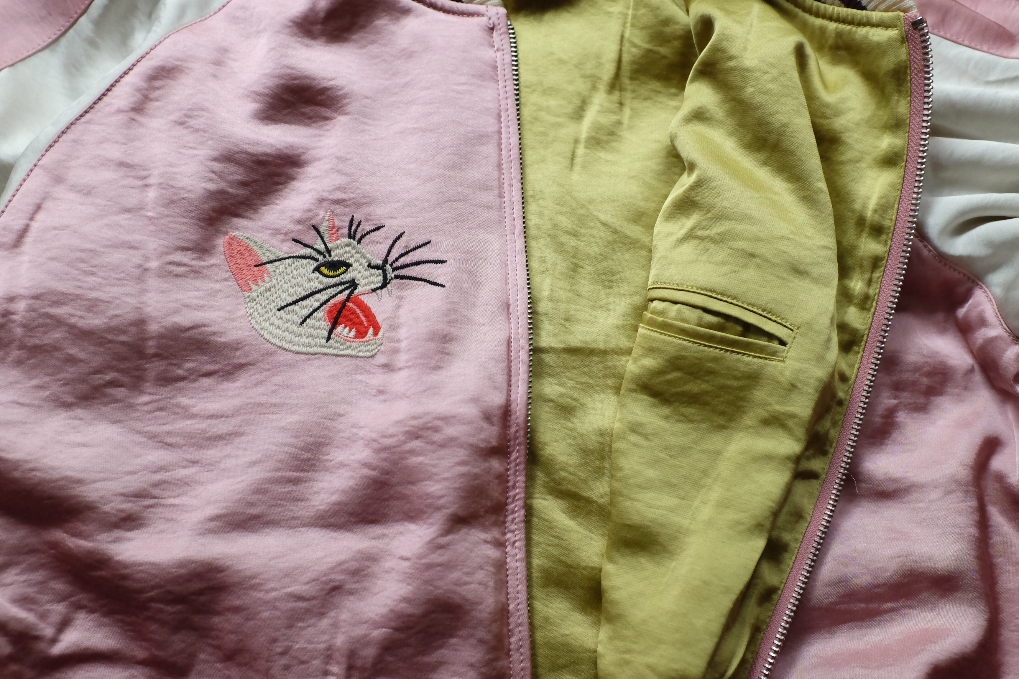 HOUSTON SOUVENIR JACKET (CAT) / Pink
