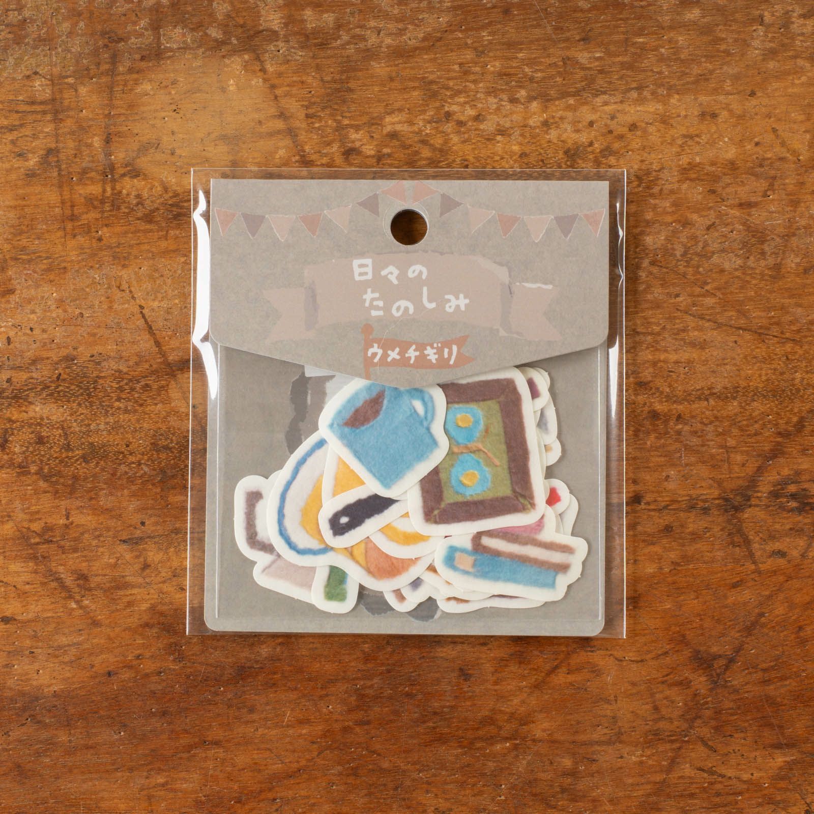 ウメチギリ｜每日的小樂趣｜和紙貼紙包 / 手紙社 / JAPAN