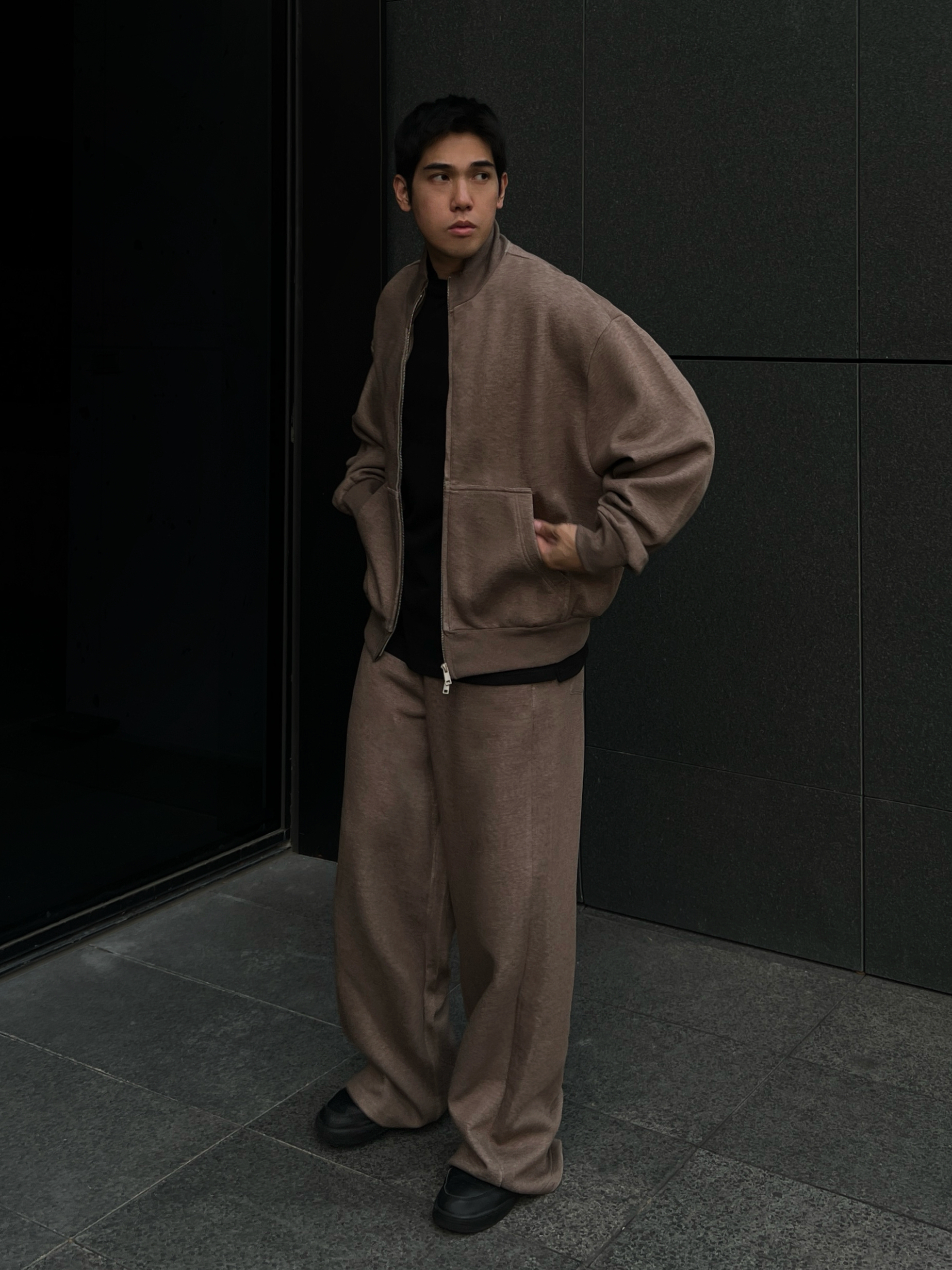 [1atm] 太空棉-微領外套