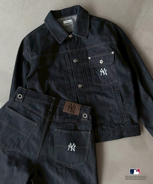 iSNEAKERS｜<限量發售>Perushu × MLB 2025 秋冬系列 單寧外套/彎刀褲