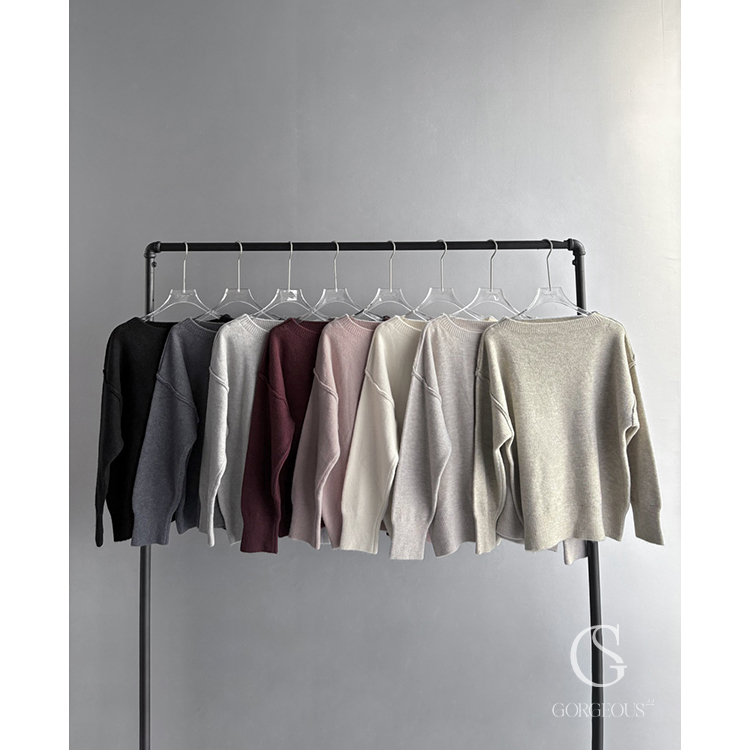 G3116 「糯糯大圓領8毛衣」