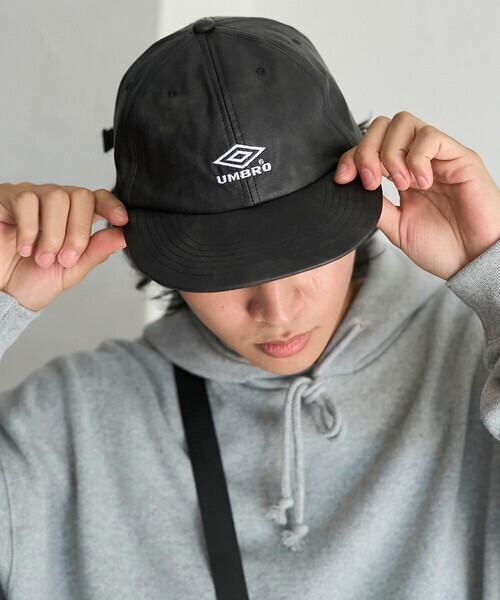 UMBRO / SP LEATHERETTE Flat Visor 6Panel Cap
