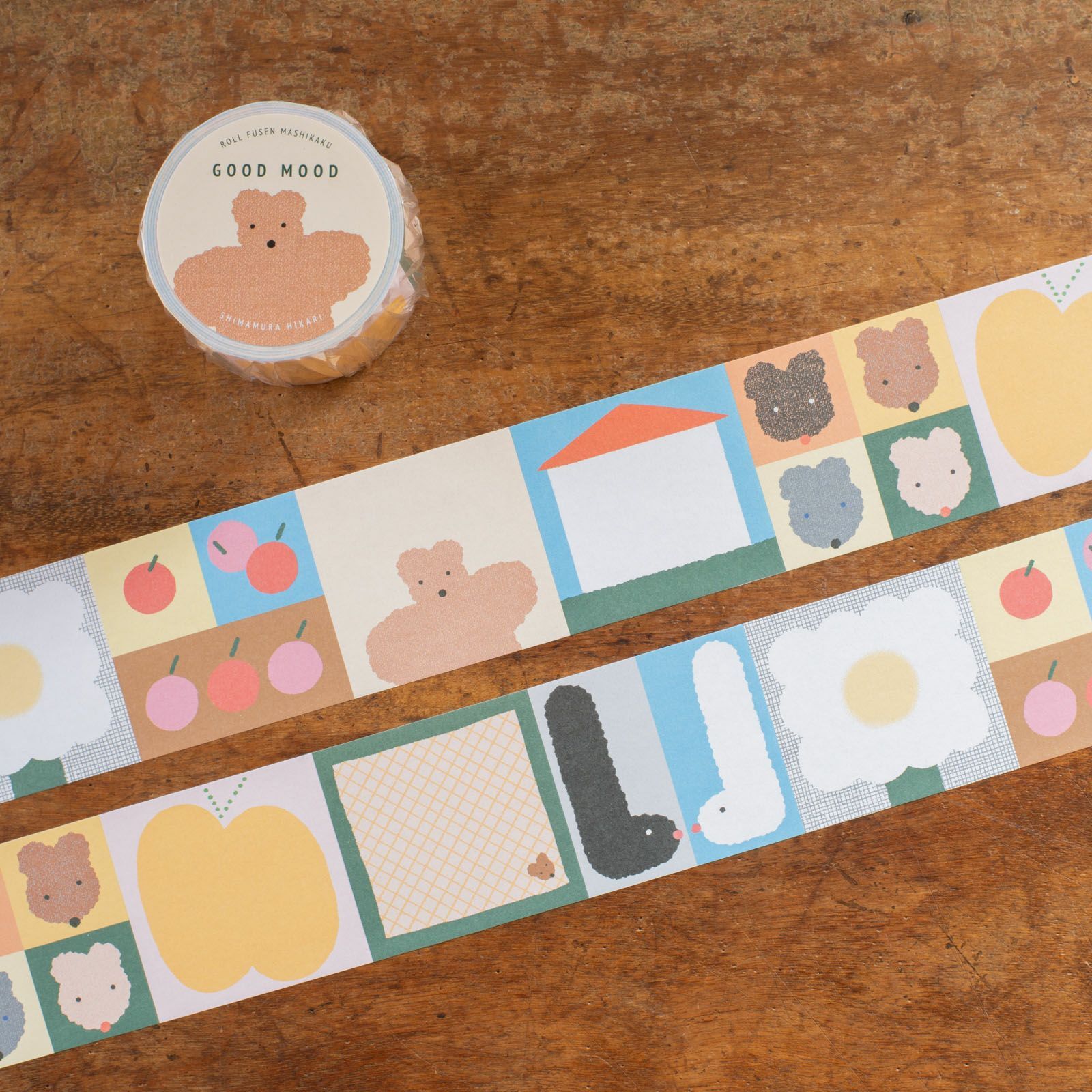 しまむらひかり｜方形 捲式便利貼「GOOD MOOD」/ 手紙社 / JAPAN