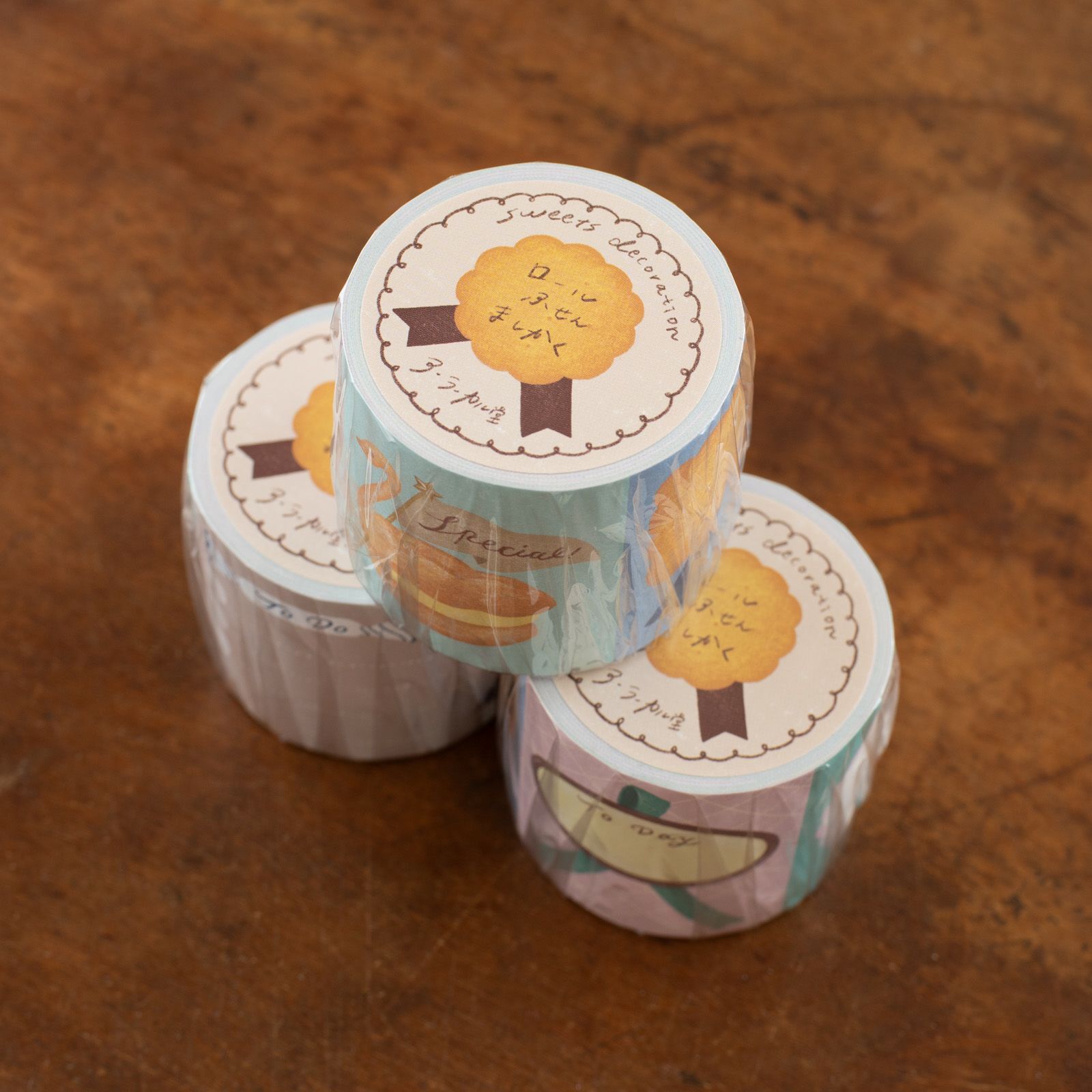 方形 捲式便利貼 | ア・ラ・カル堂「sweet decoration」/ 手紙社 / JAPAN