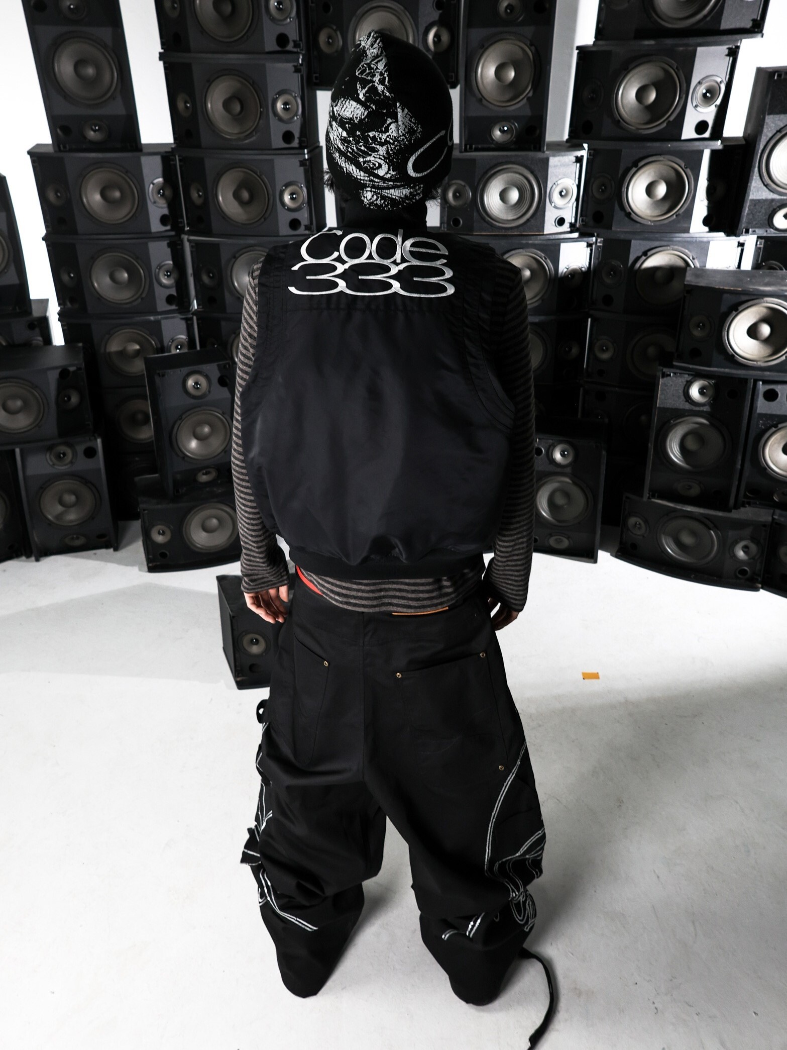 PCCVISION 3MAN0N CODE333 尼龍刺繡 拉鍊背心