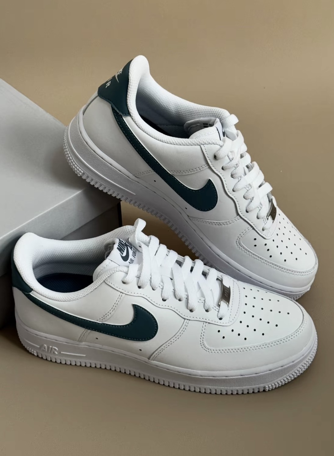 《台灣現貨》NIKE AIR FORCE 1 07 AF1 白藍 深藍勾 板鞋 FJ4146119