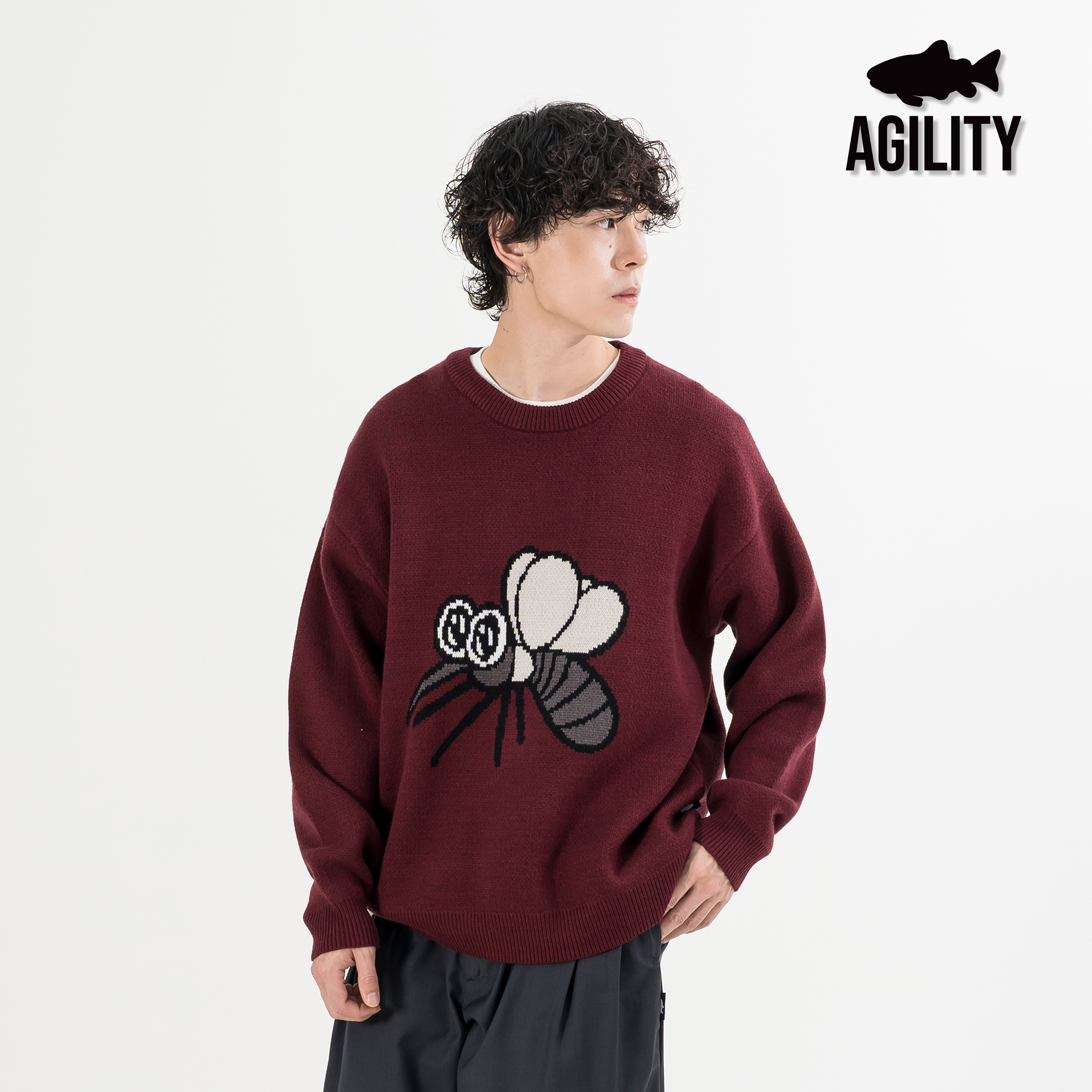 AGILITY CREW Knit Sweater Vol.3 圖像 蚊子 圓領毛衣 [MQ-CREW]