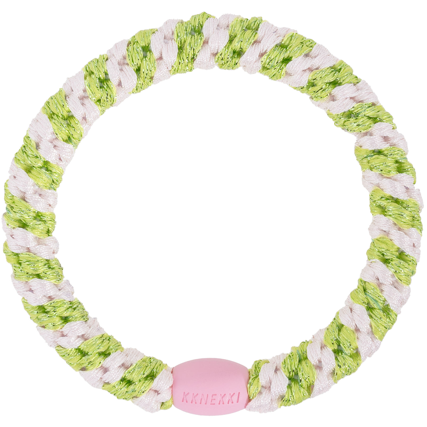 BALLET PINK LIME GLITTER STRIPE | KKNEKKI