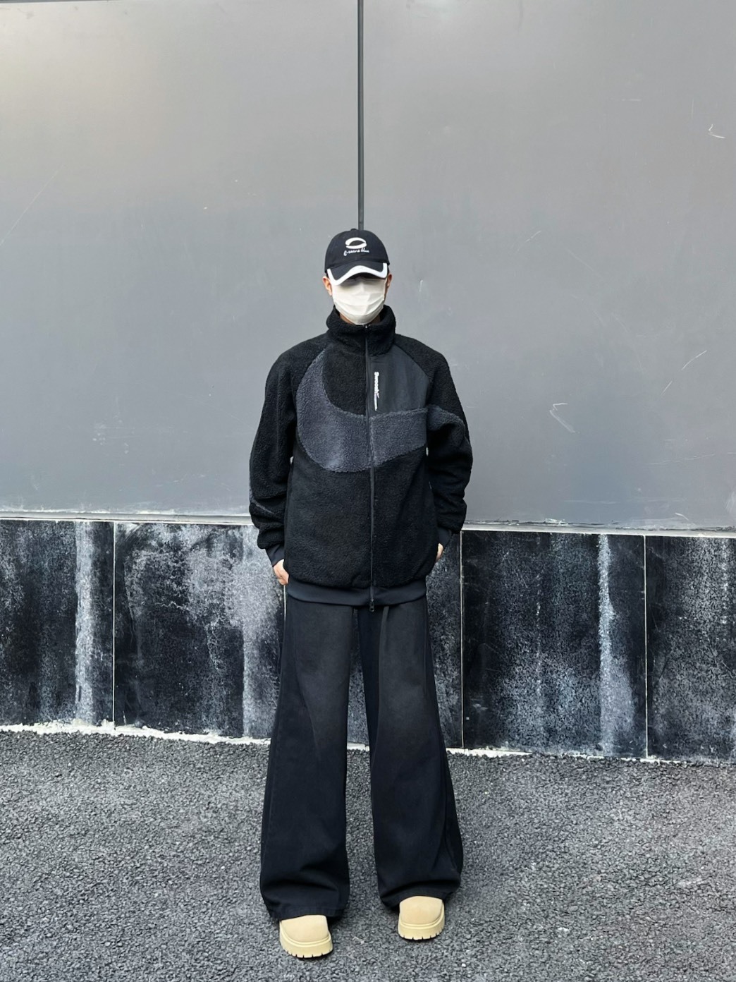 NIKE 立領 雙面穿 羊羔絨 毛絨外套