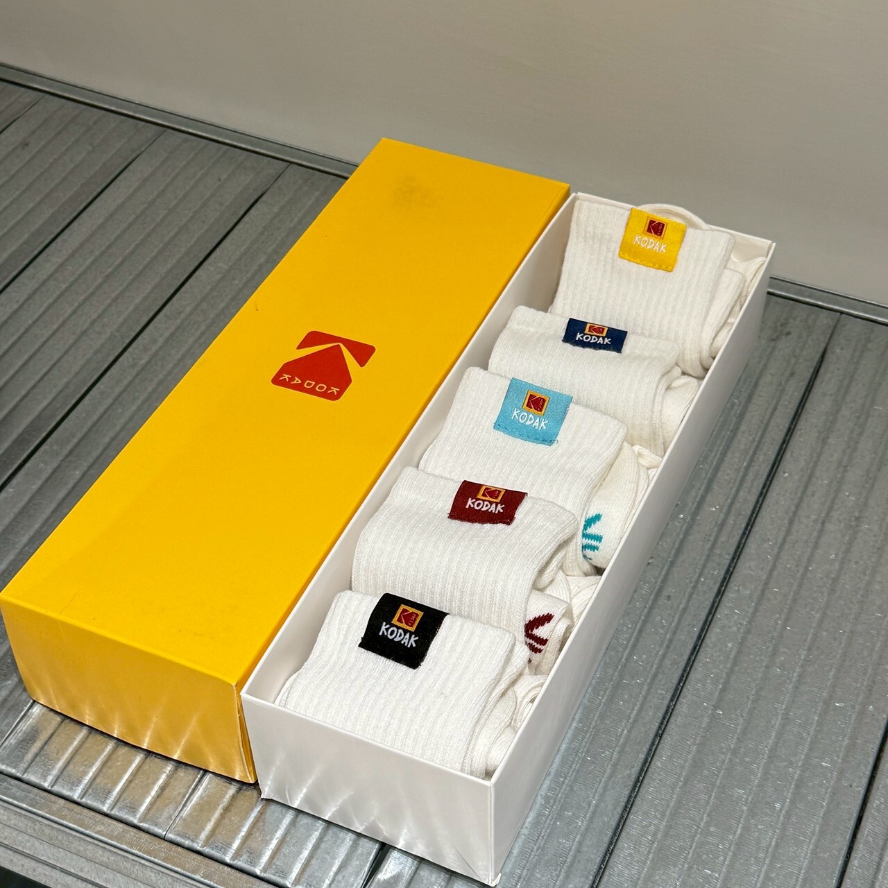 Kodak 柯達彩色標籤中筒襪 五入組 K5143LSC26