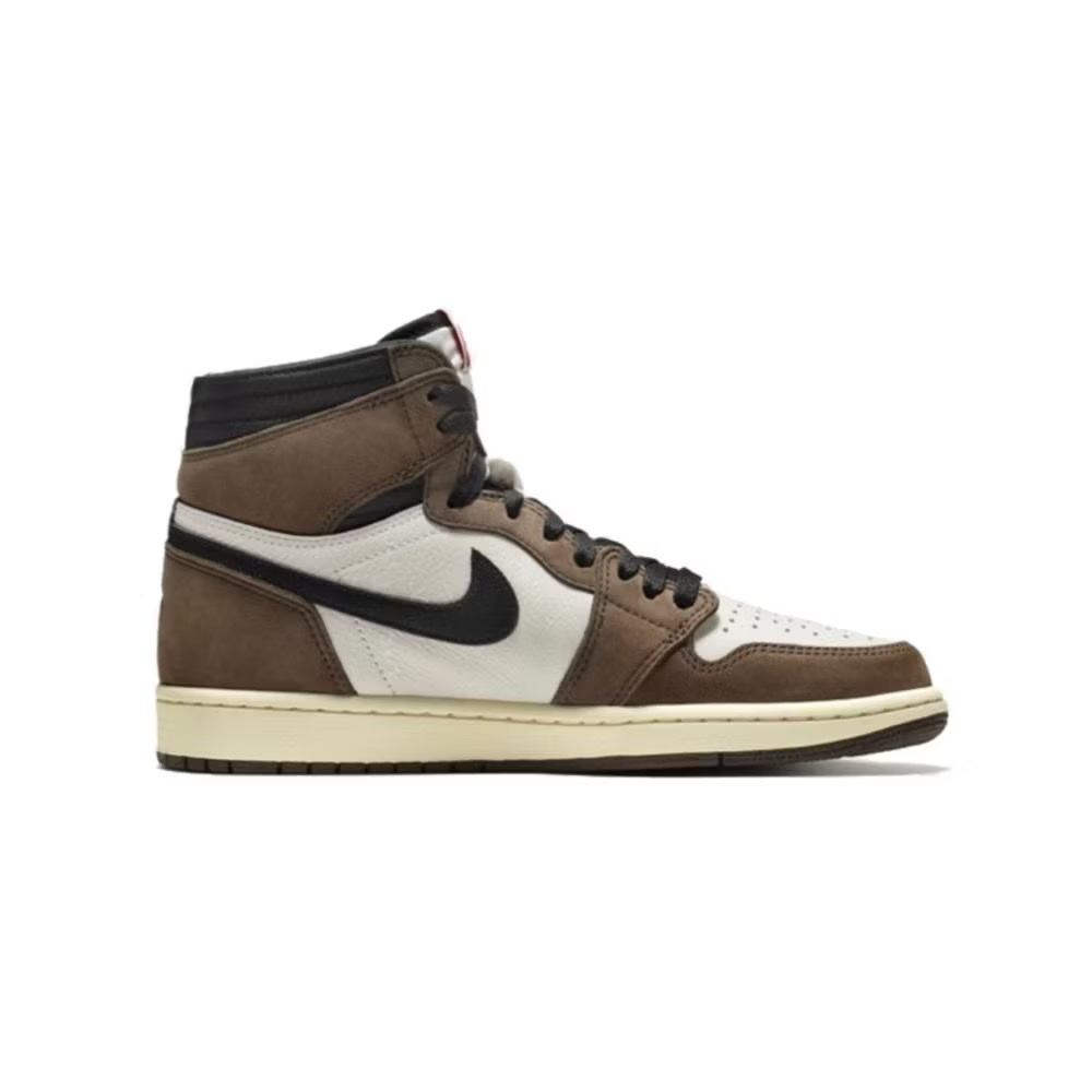 <連線代購商品> Travis Scott x Air Jordan 1 摩卡棕 高筒 倒勾 CD4487-100