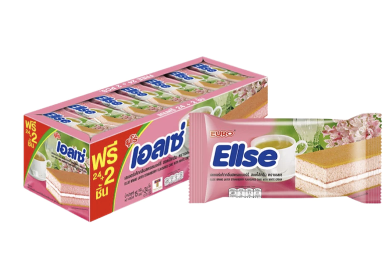 泰國連線 EURO ELLSE夾心蛋糕（24個入）（T10 MA481）