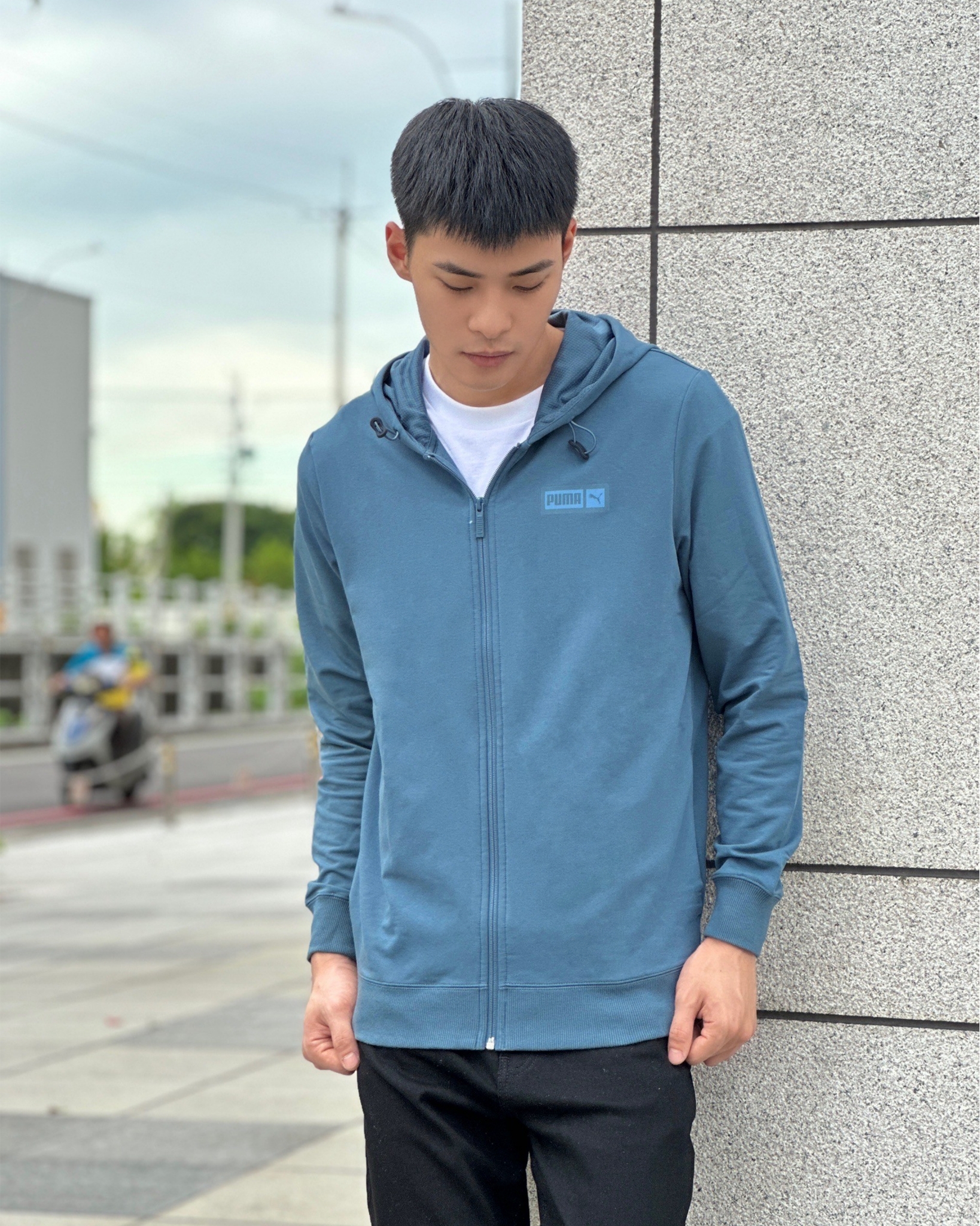 Puma 方框Logo 連帽外套 運動外套