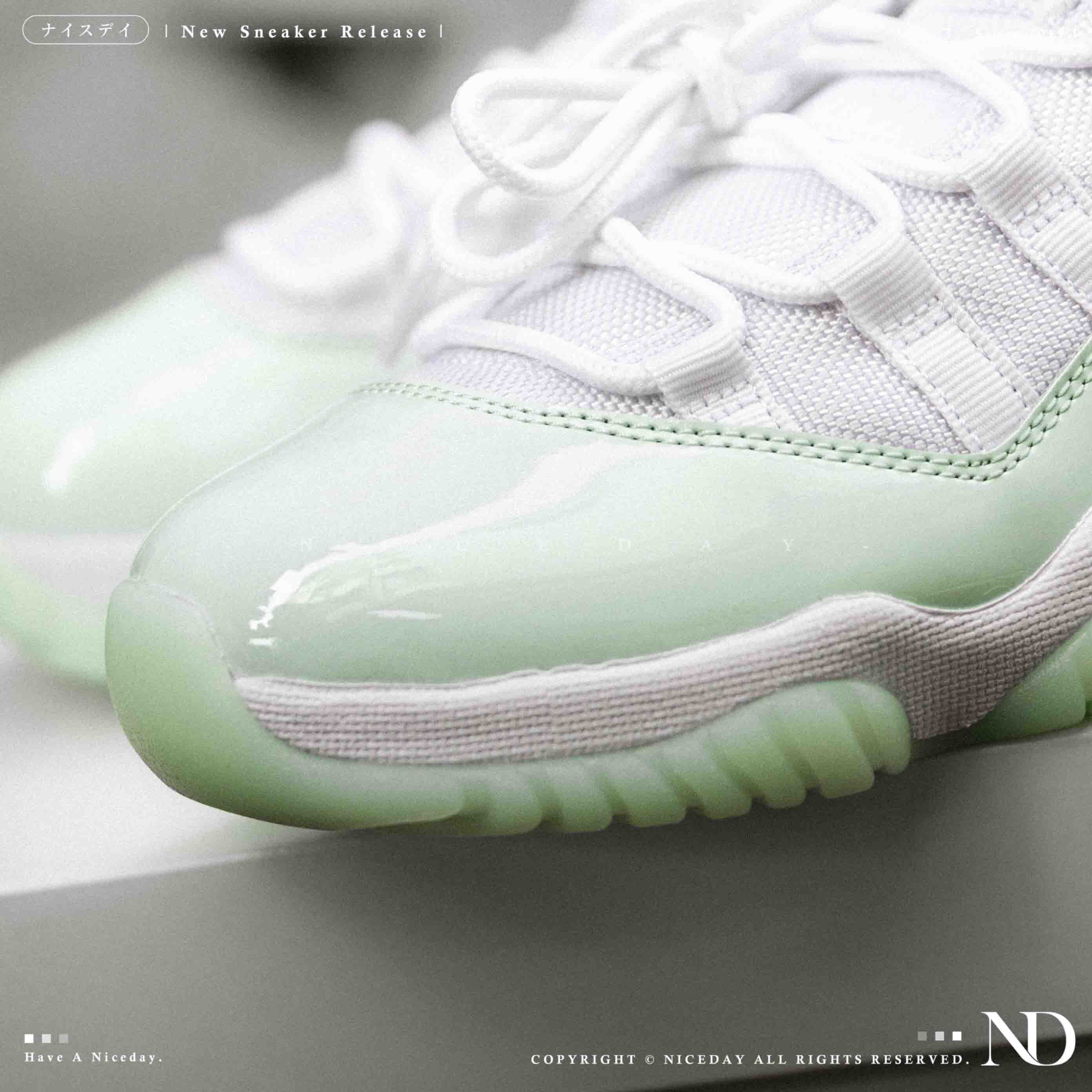 NICEDAY 現貨 Nike Air Jordan 11 湖水綠 淺綠 蒂芬尼綠 綠 水綠 男女鞋 喬丹 AJ11 AH7860-103