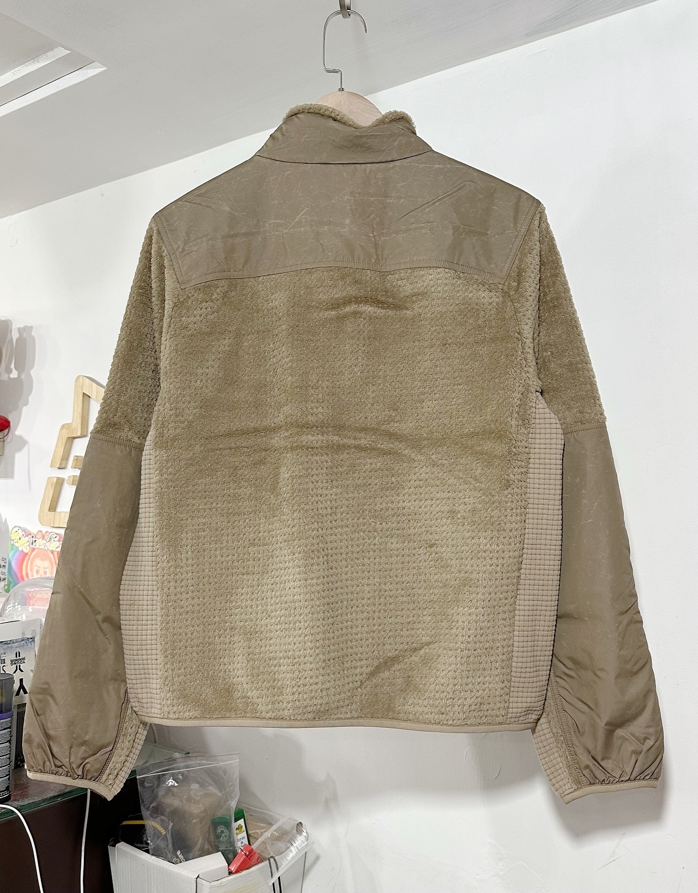 STÜSSY x Nike Full Zip Fleece Jacket 毛毛拉鏈夾克 (Pinenut)