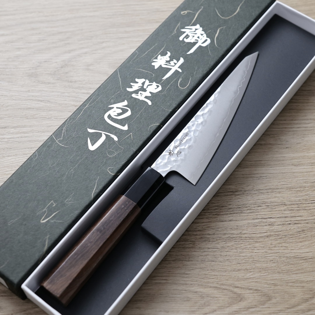 初心 骨刻 150mm 銀三鋼 鎚目