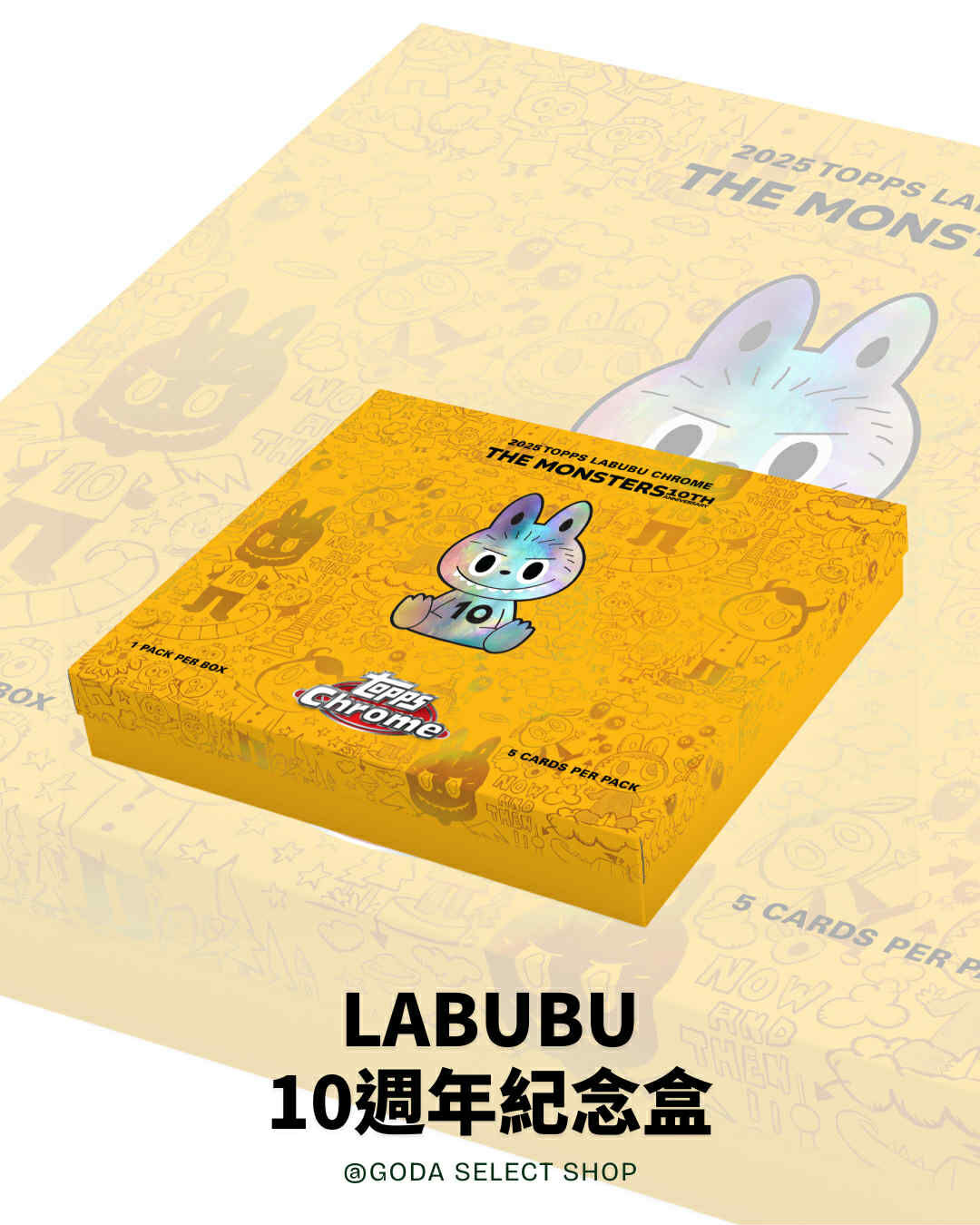 2025 Topps Chrome® Labubu 十週年2025 Topps The Monsters
