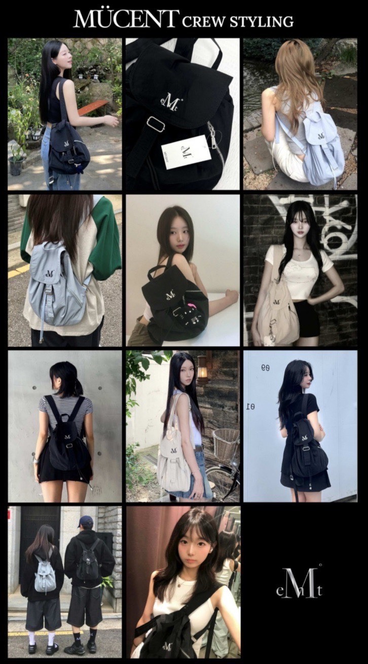 <限時開團⚡️> MUCENT-MUTE MINI BACK PACK 尼龍迷你後背包(共三色）