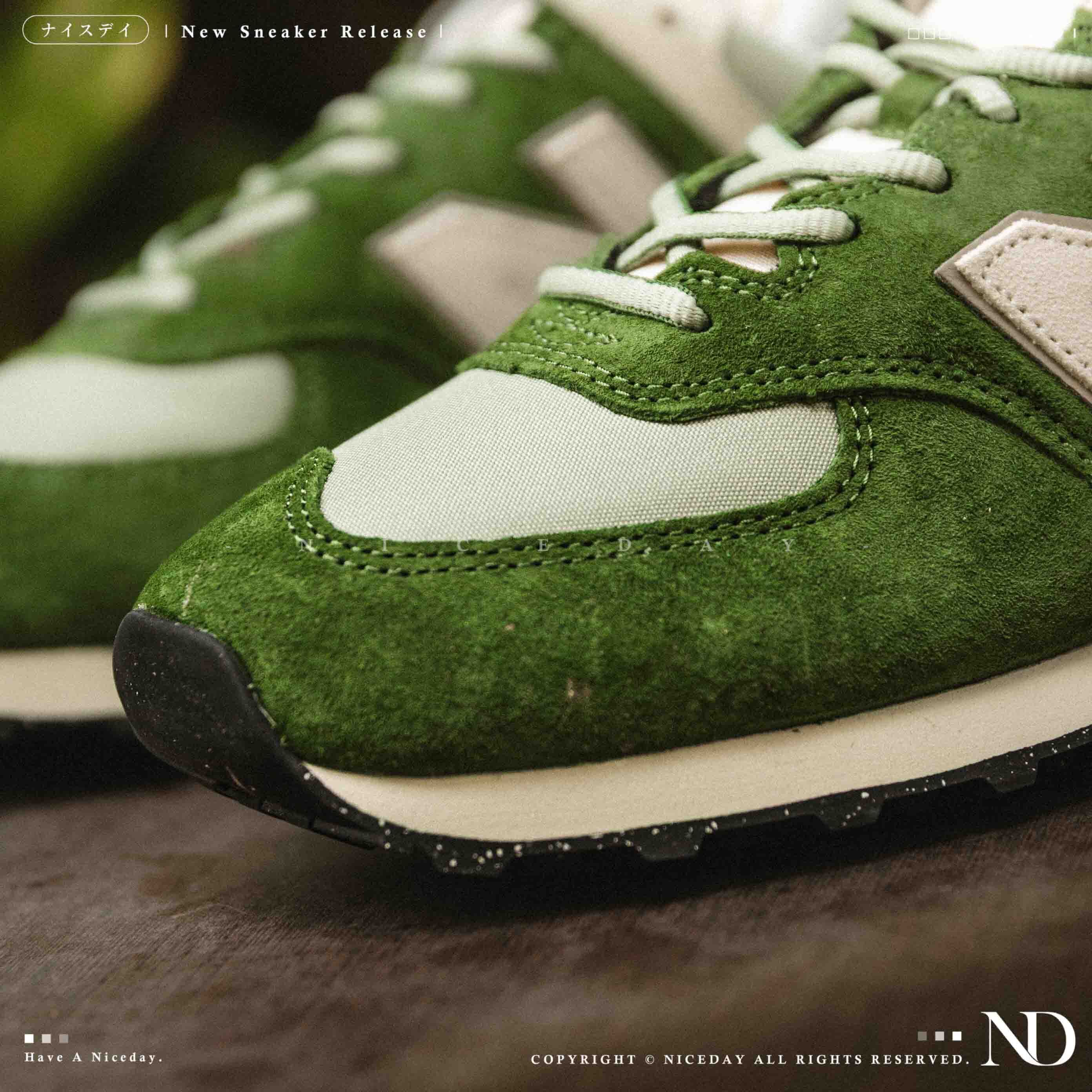 NICEDAY 現貨 New Balance 574 綠 草綠色 森林綠 草原 男女鞋 麂皮 復古 U574GRE