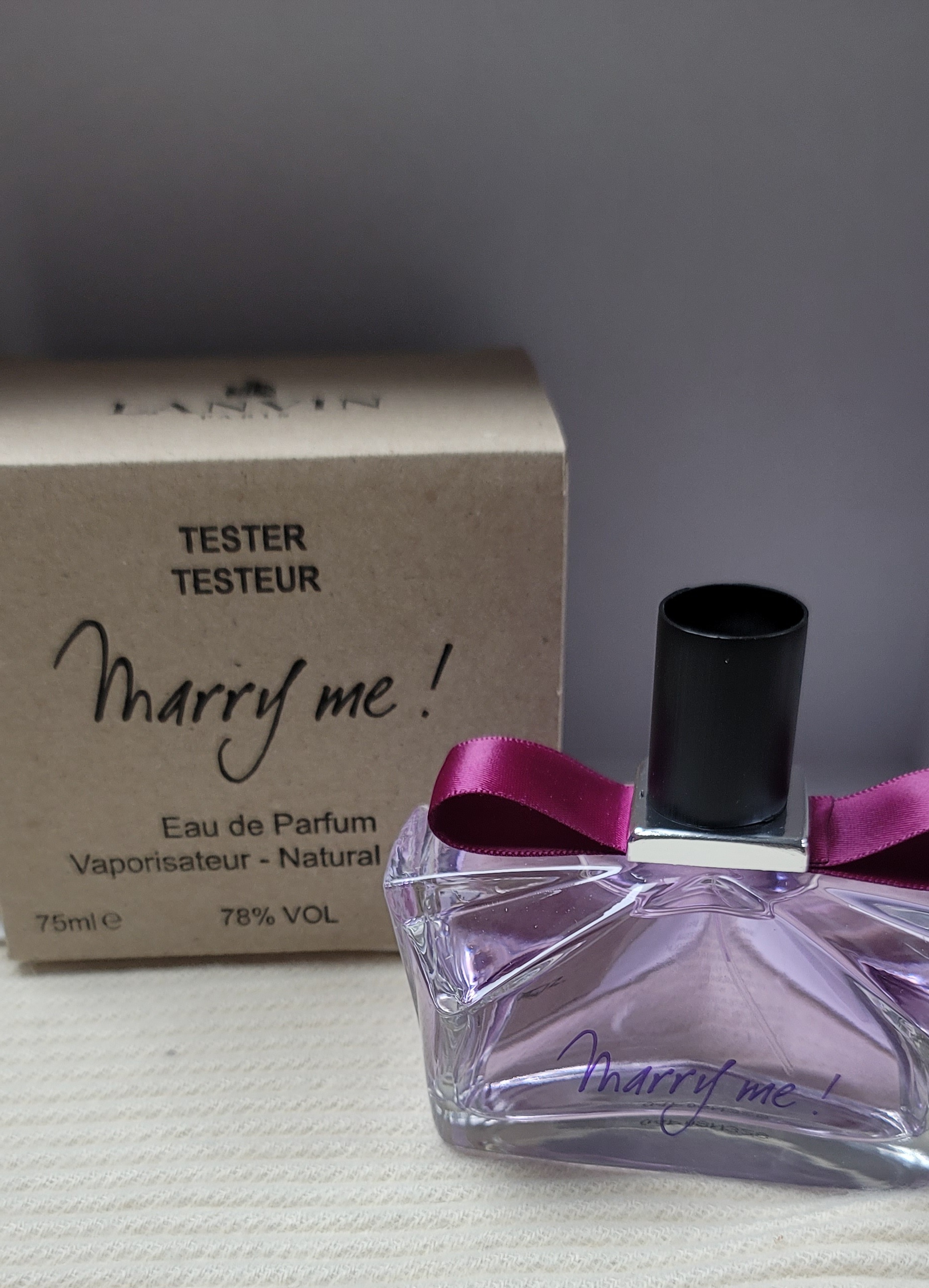 CF1817  "LANVIN Marry Me Eau de Parfum - Tester 75ml"