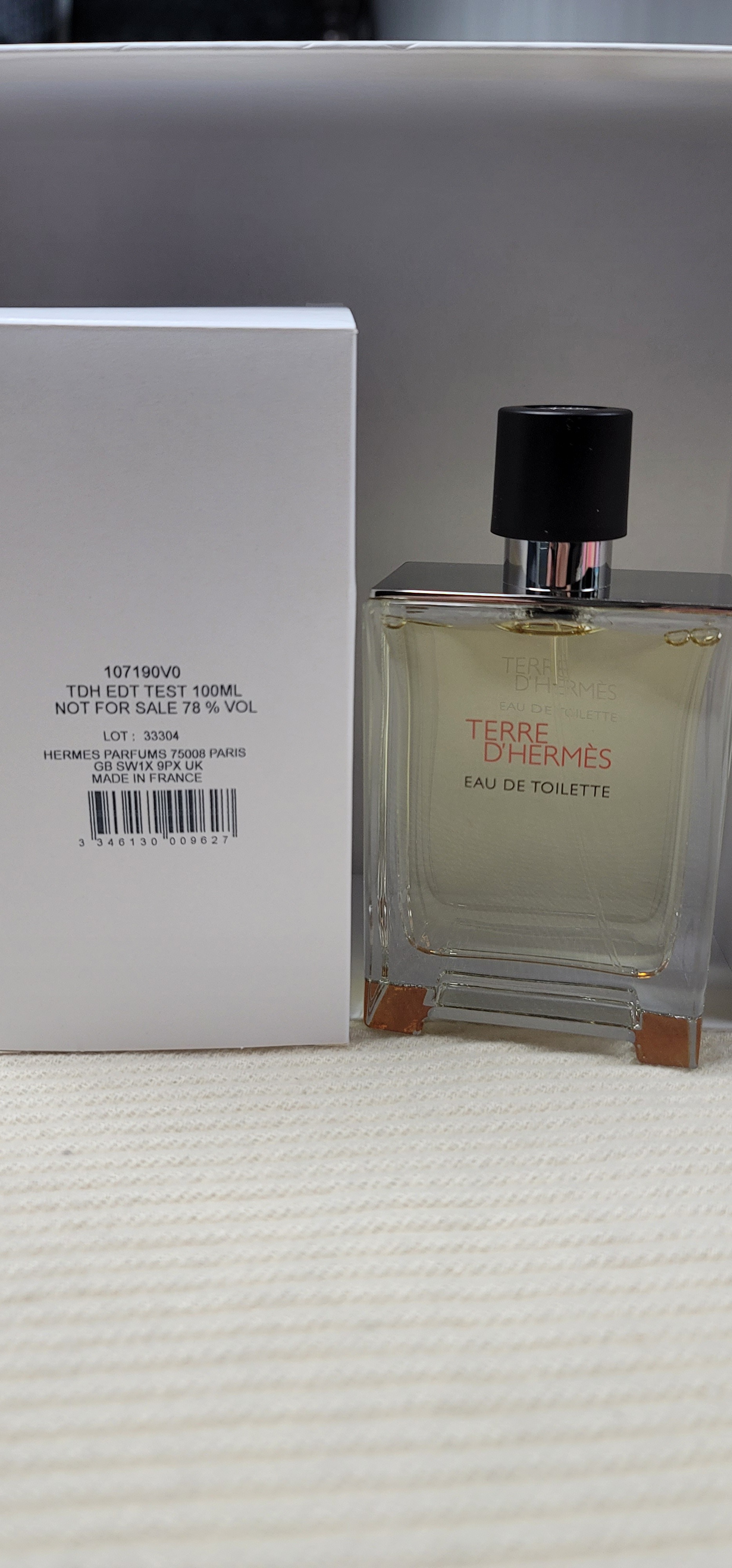 CF1820   HERMES TERRE D'HERMES EDT SPRAY 100 ML (TESTER)