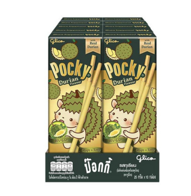 泰國連線 泰國限定POCKY百力枝香蕉朱古力味/榴槤味（T10 MA482）