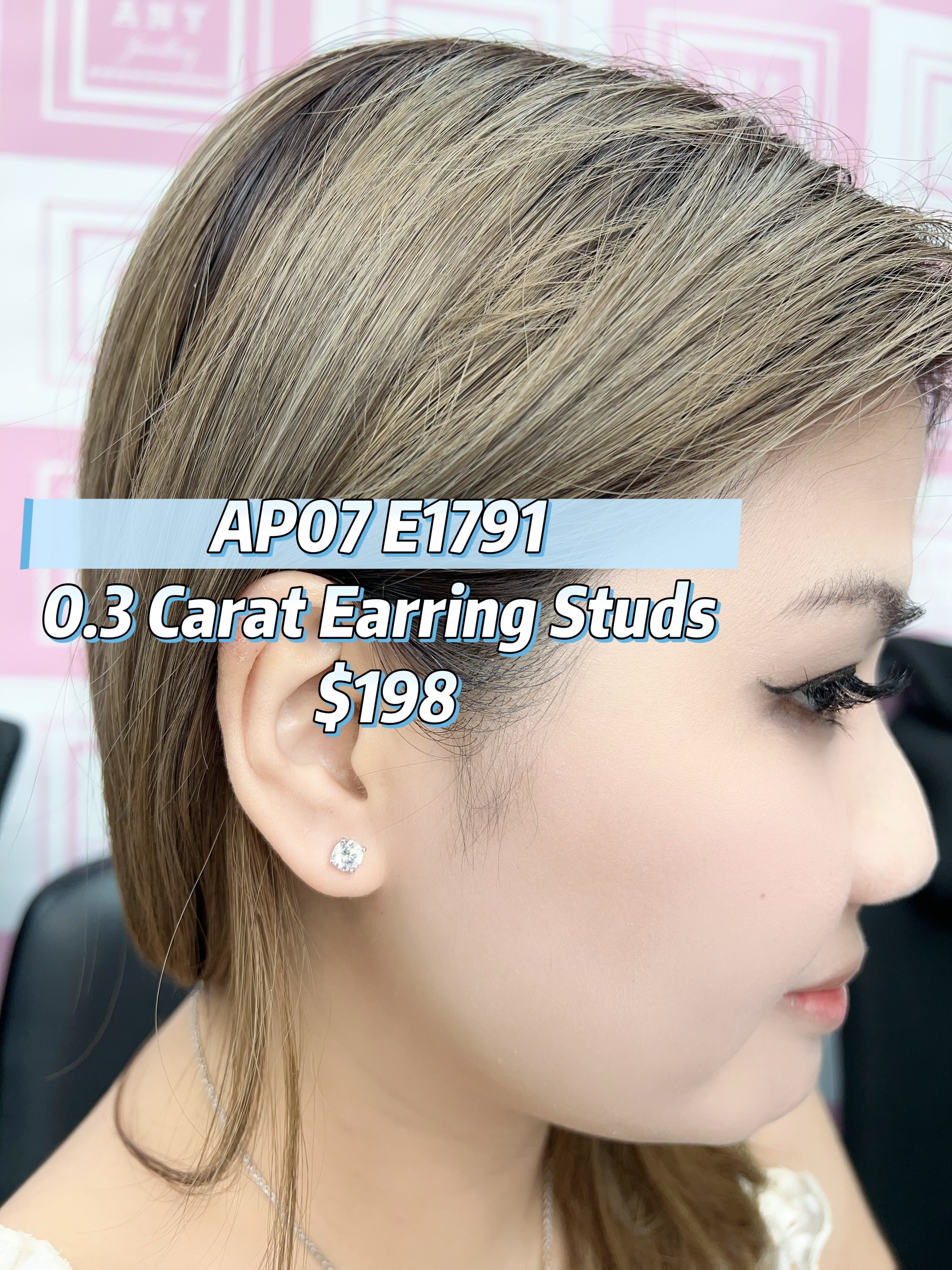 AP07 E1791 0.3 Carat Earring Studs $198