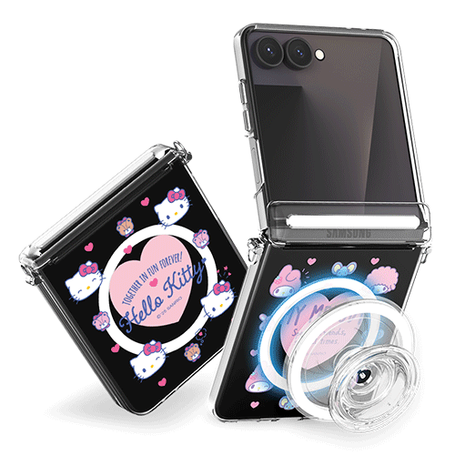 Sanrio - Magsafe Clear Slim - Samsung Flip Case 貼身透明磁吸充電手機保護硬殼 TY