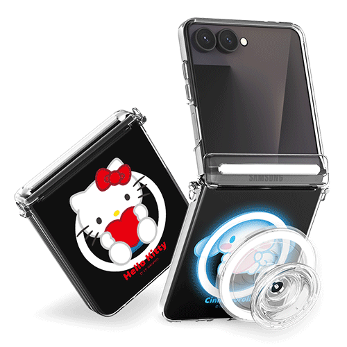 Sanrio - Magsafe Clear Slim - Samsung Flip Case 貼身透明磁吸充電手機保護硬殼 TY