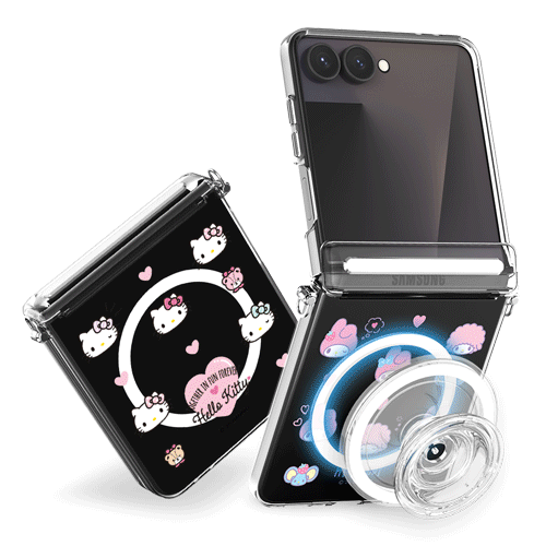 Sanrio - Magsafe Clear Slim - Samsung Flip Case 貼身透明磁吸充電手機保護硬殼 TY