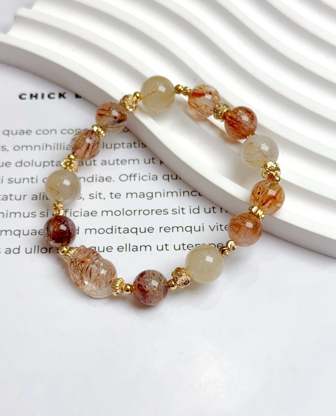 八方來財|黑金超貔貅/鈦晶手鍊