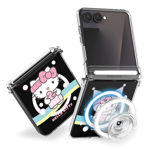 Sanrio - Magsafe Clear Slim - Samsung Flip Case 貼身透明磁吸充電手機保護硬殼 TY