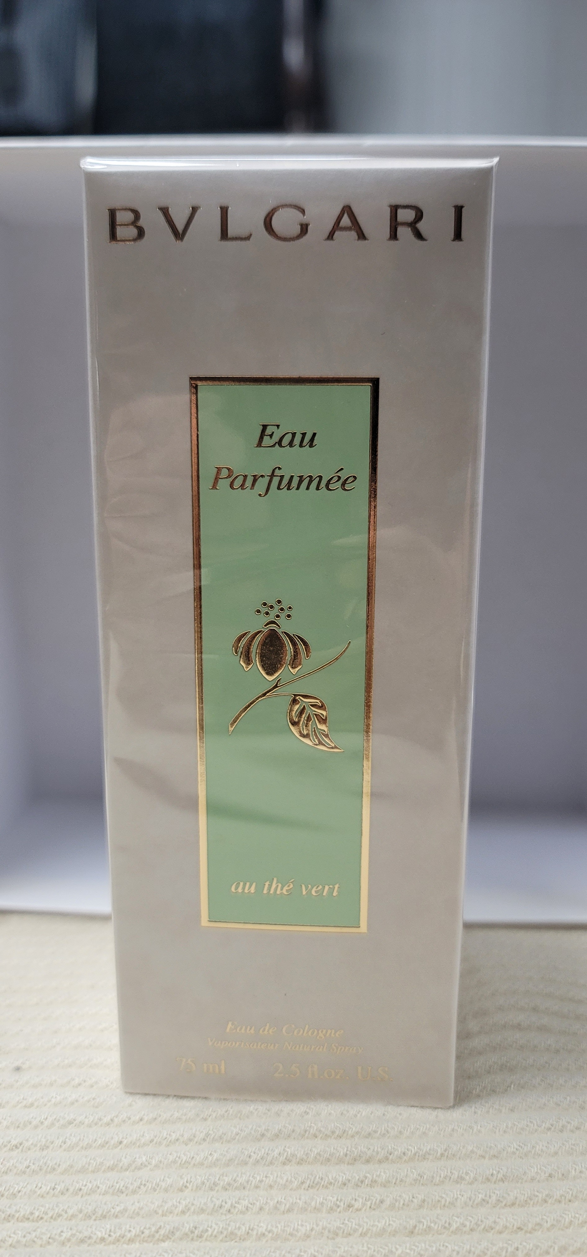 CF1831  BVLGARI EAU PaRFUMEE (Green Tea) by Bvlgari 2.5 oz Cologne Spray for Men 75ml