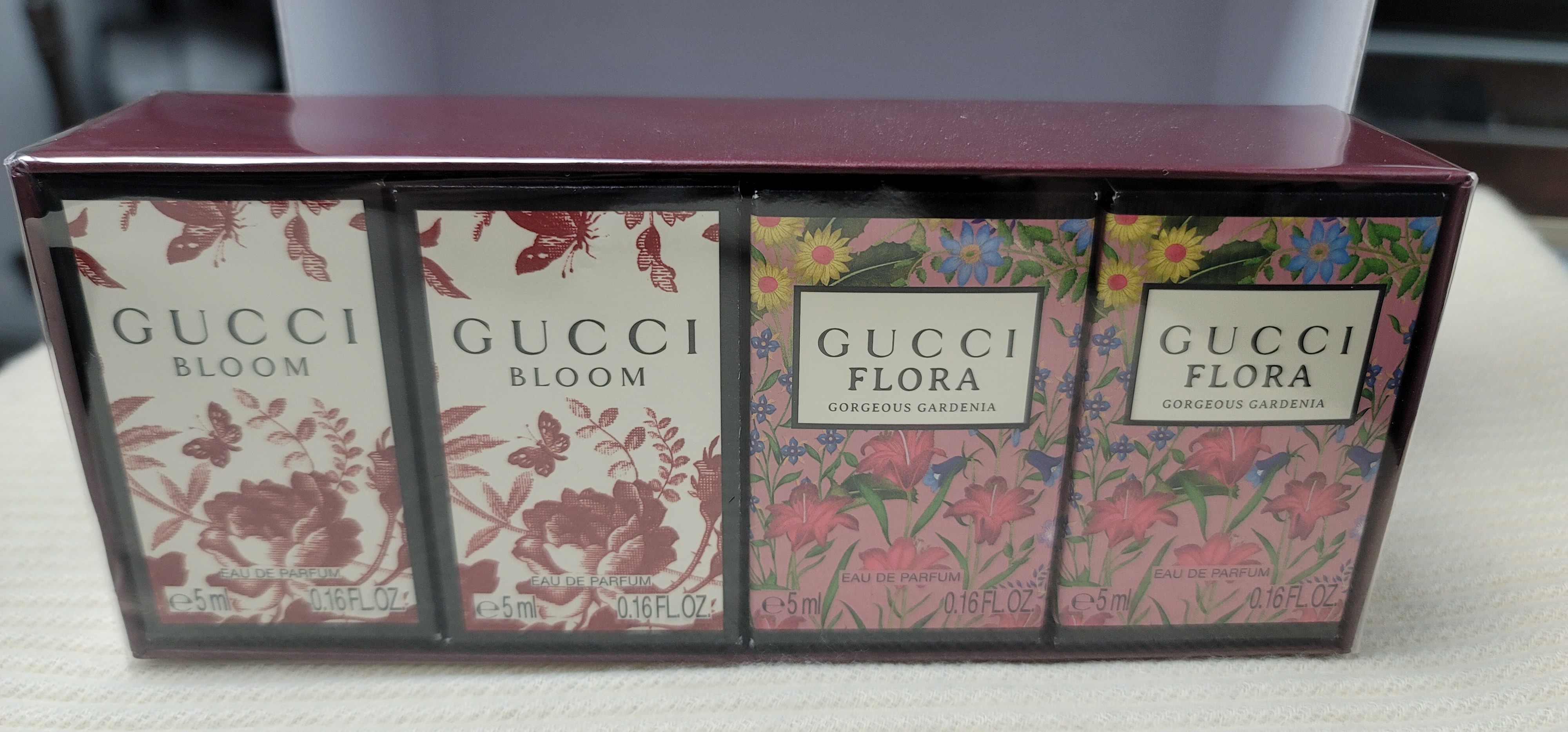 CF1825  Gucci 古馳花悦绽放濃香水5mLx2 绮夢桅子花5mlx2新版