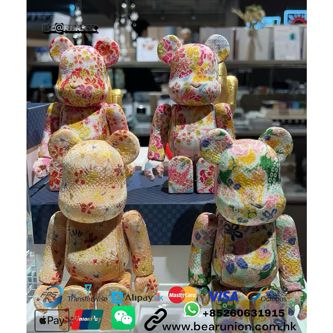 🎏預訂🎏 柿沼人形 木目込み× Bearbrick