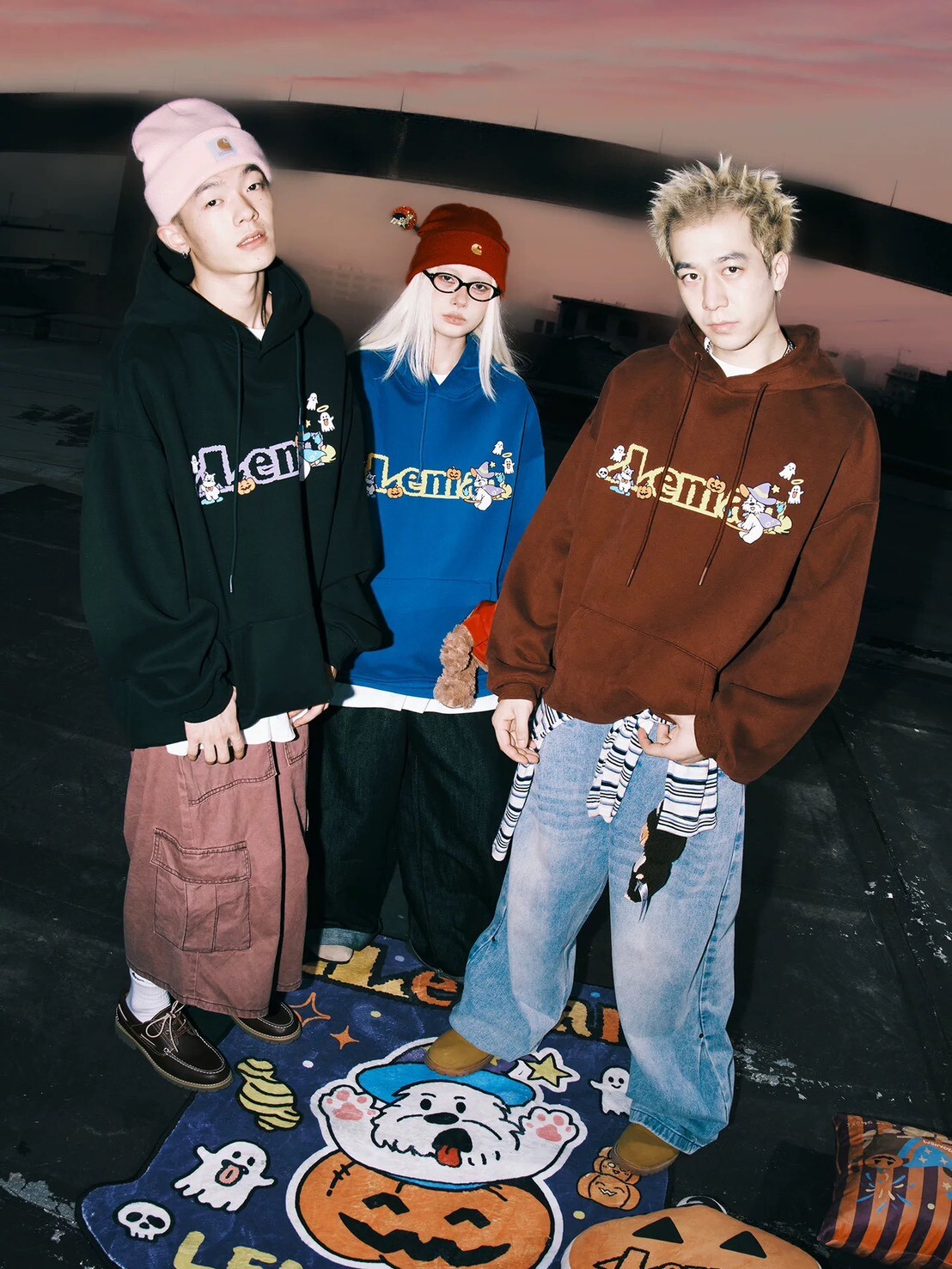 LEMANISM 萬聖節限定 字體帽T