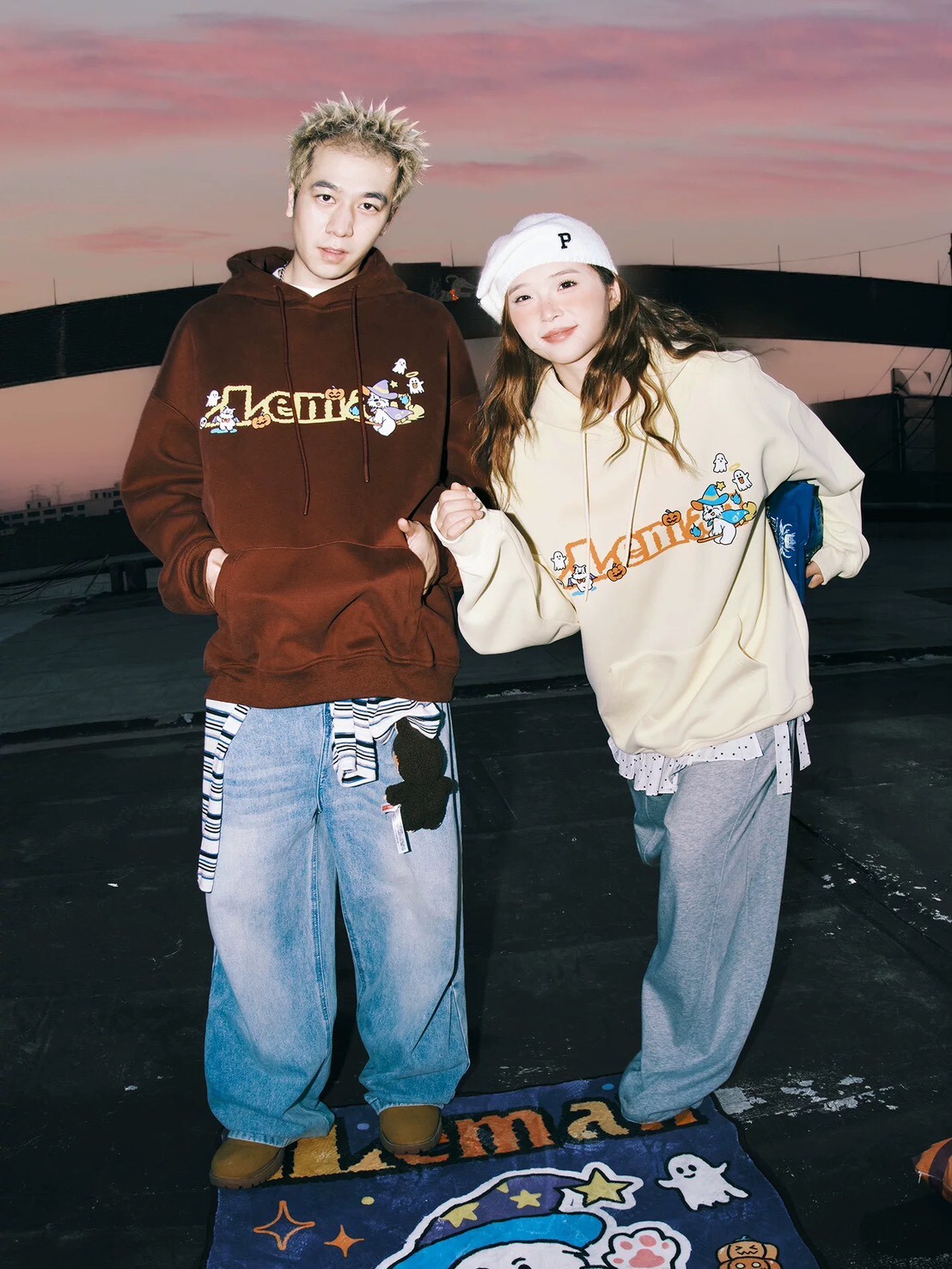 LEMANISM 萬聖節限定 字體帽T