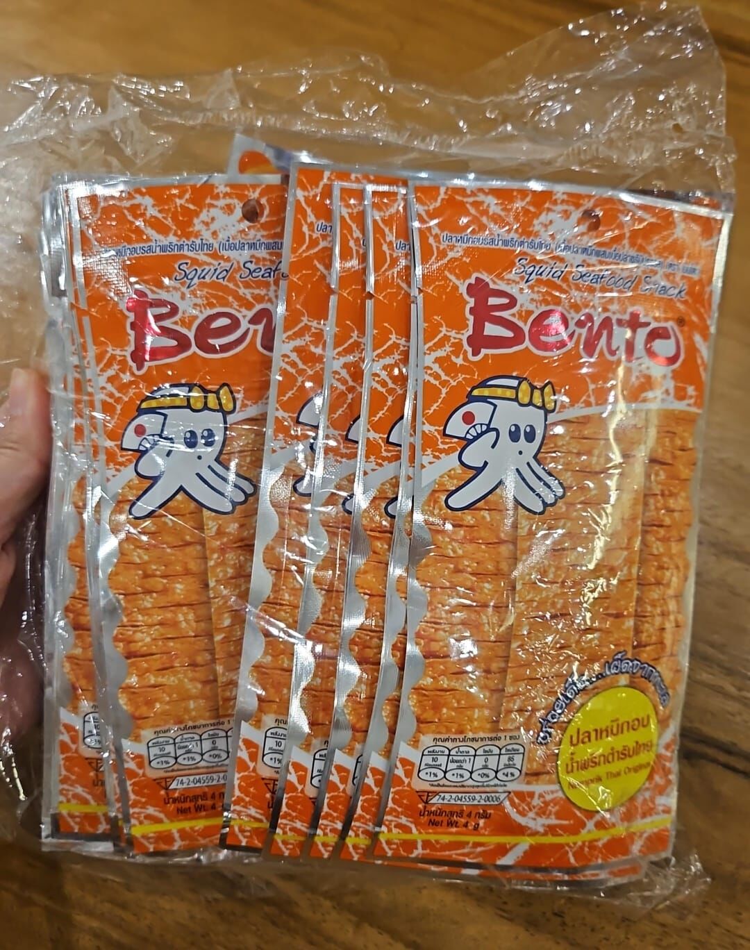 泰國連線 人氣Bento 鱿鱼片（一袋24包）（多款口味）（T10 MA483）到期日:26年9月3日