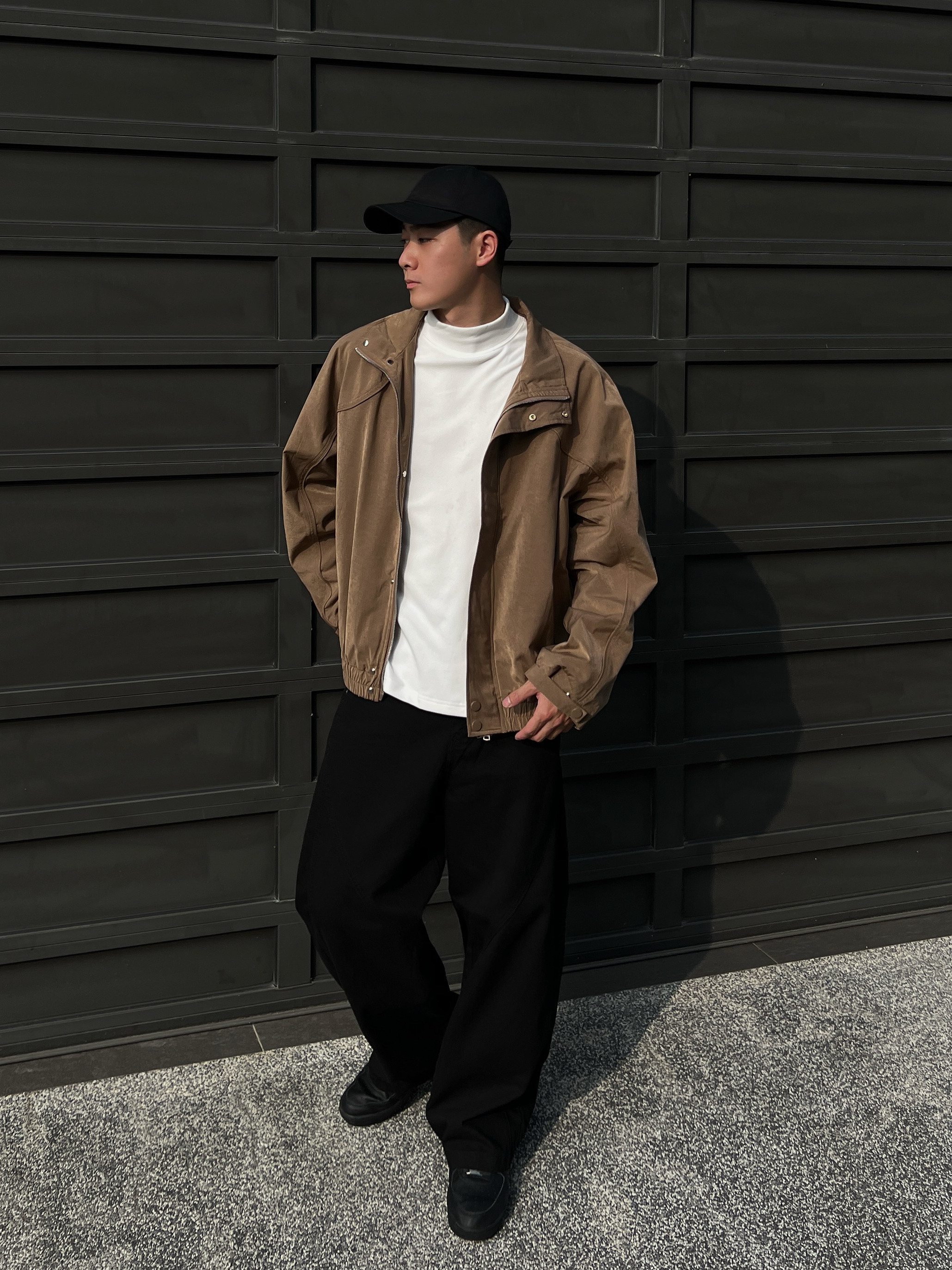 [1atm] 延展-立領防風外套