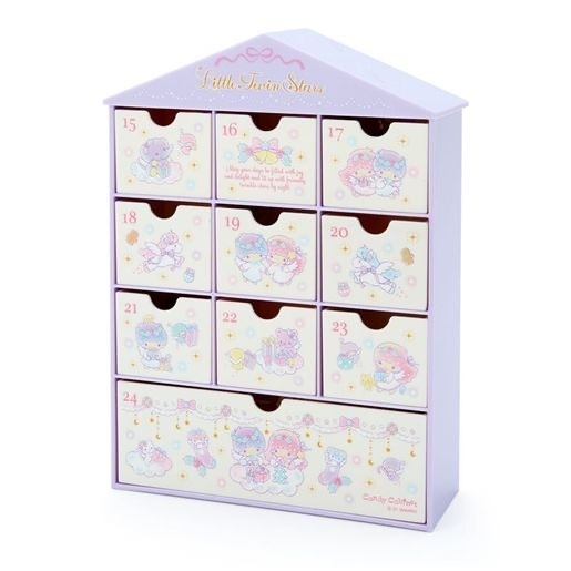 日本 Sanrio 聖誕倒數屋型儲物小櫃桶