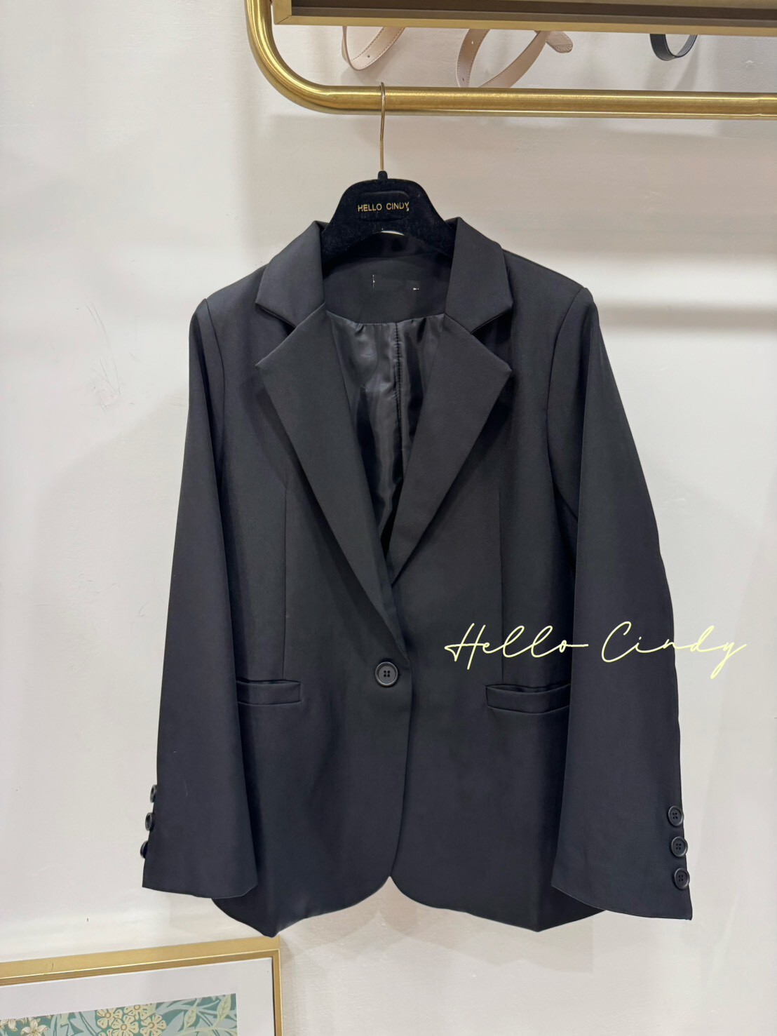 B10092 Cindy大推版型超好的窄版修身西裝外套