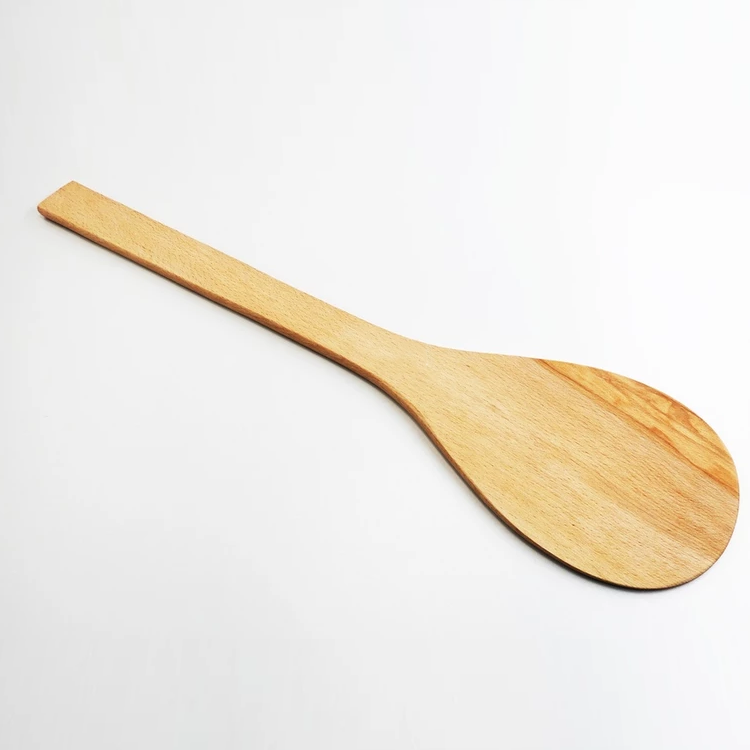 職人飯勺 54cm（木製・無上漆）