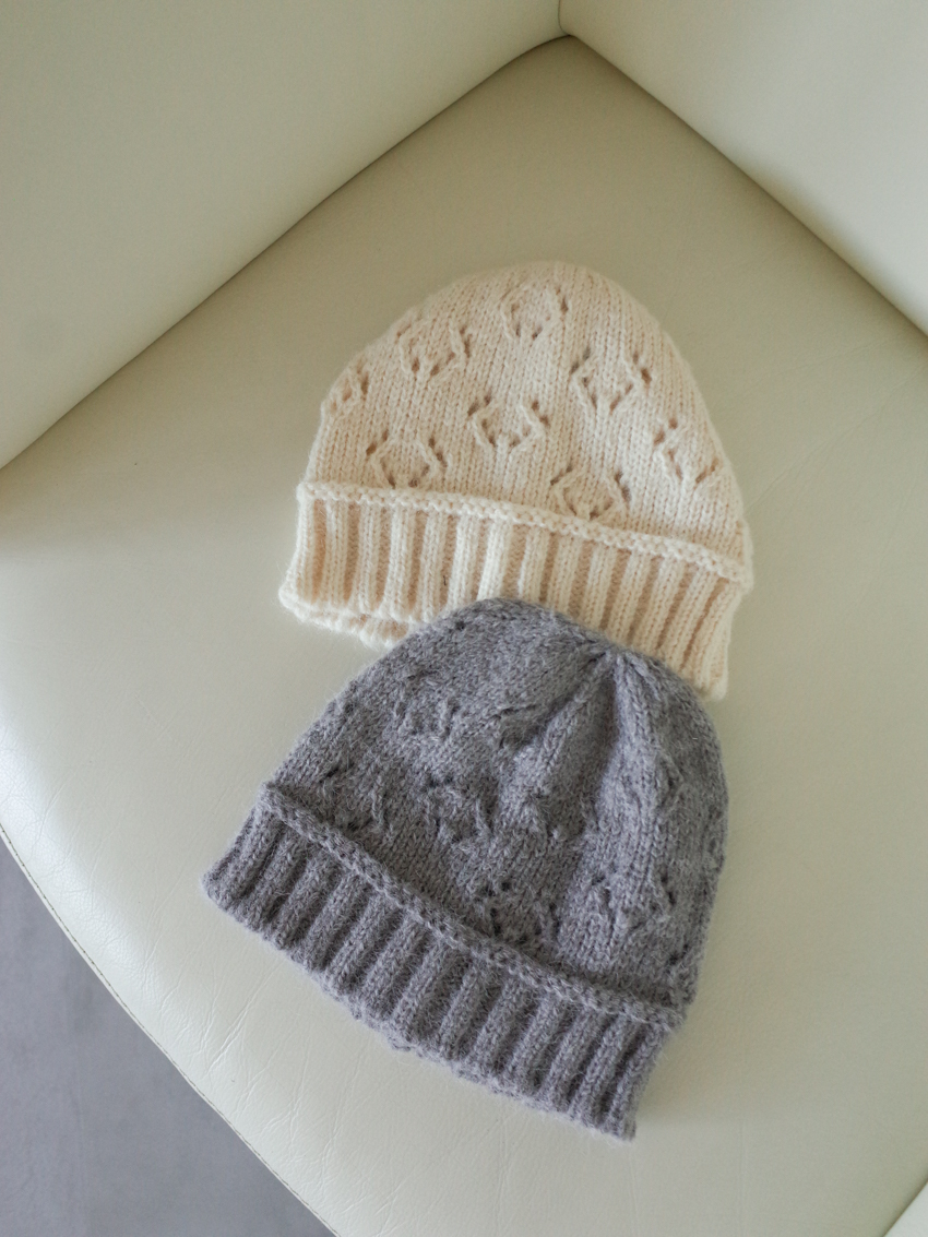 alpaca rib-knit beanie