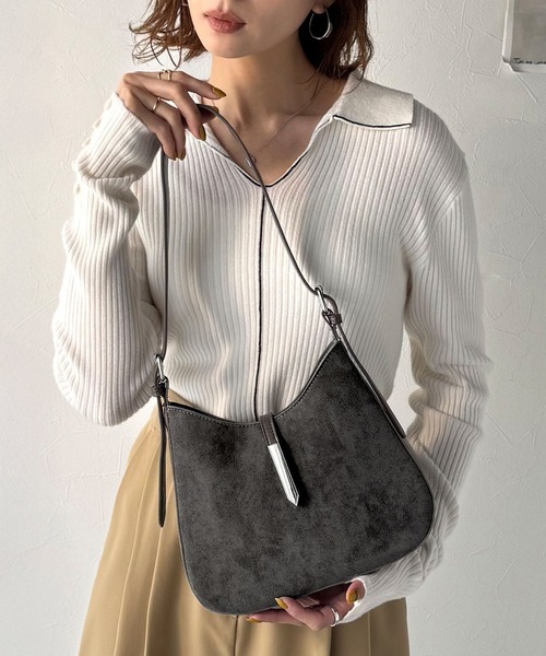 日本🇯🇵連線 Classical Elf 2WAY麂皮金屬扣單肩包 手提包 絨面革 單肩包 肩背包 斜背包 3色(任買兩件711免運)/預購